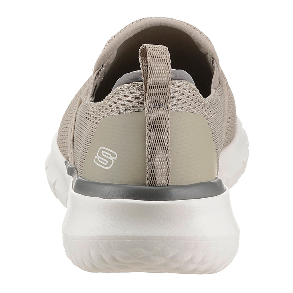 Skechers Slipper »DEL RETTO«, Slipper, Freizeitschuh mit gepolstertem Fersenpart