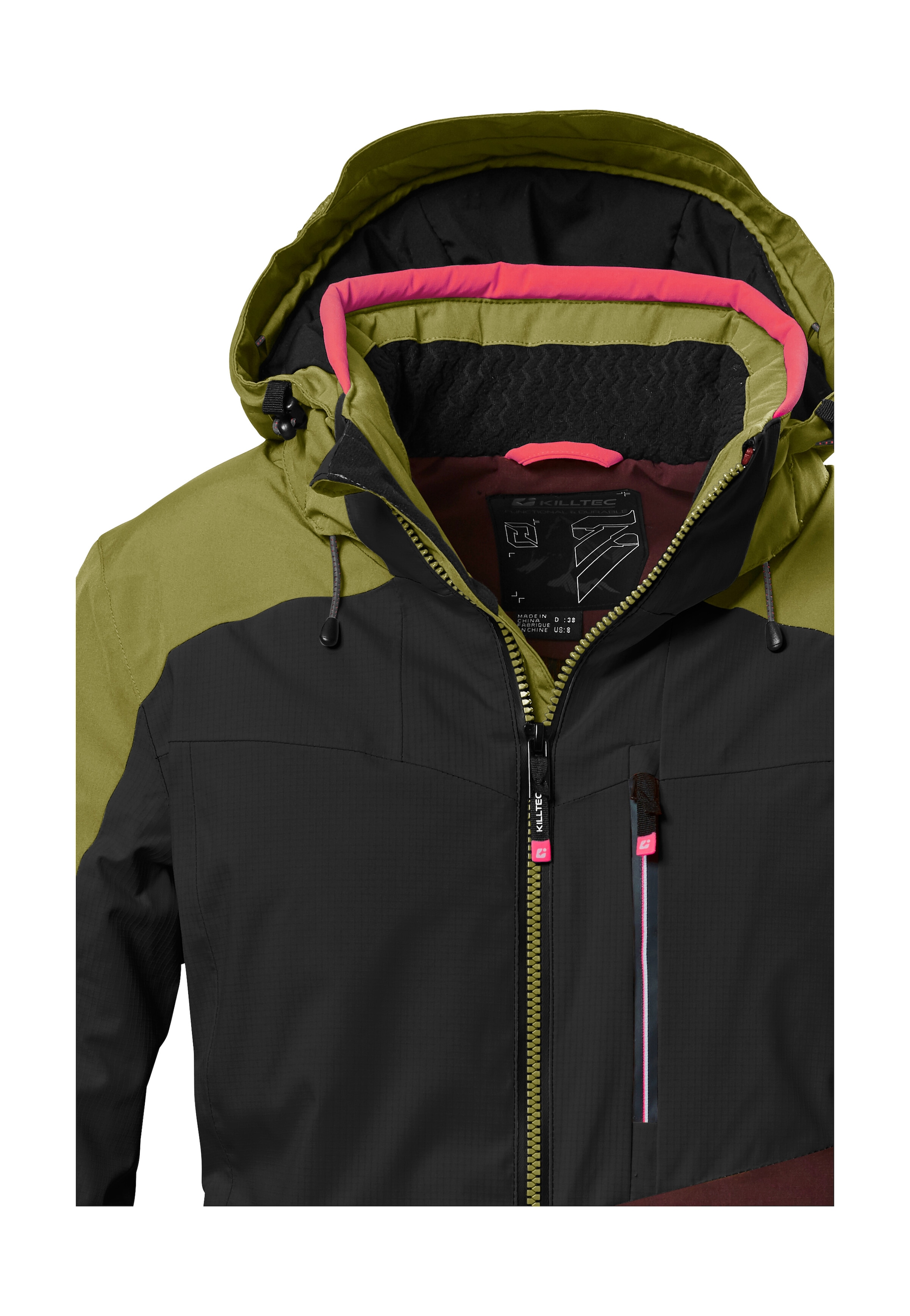 Killtec Veste de ski »KSW 37 WMN SKI JCKT« Veste de ski respirante et imperméable avec capuche réglable
