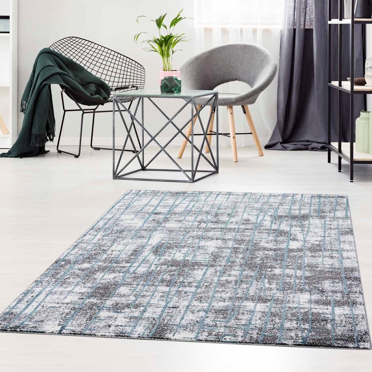 Image of Carpet City Teppich "Moda 1139" rechteckig 11 mm Höhe Läufer, weicher Kurzflor, abstrakt, Wohnzimmer