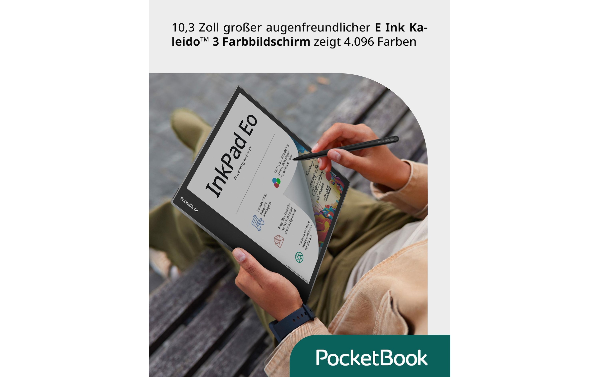 PocketBook E-Book »InkPad EO Mist Grey«