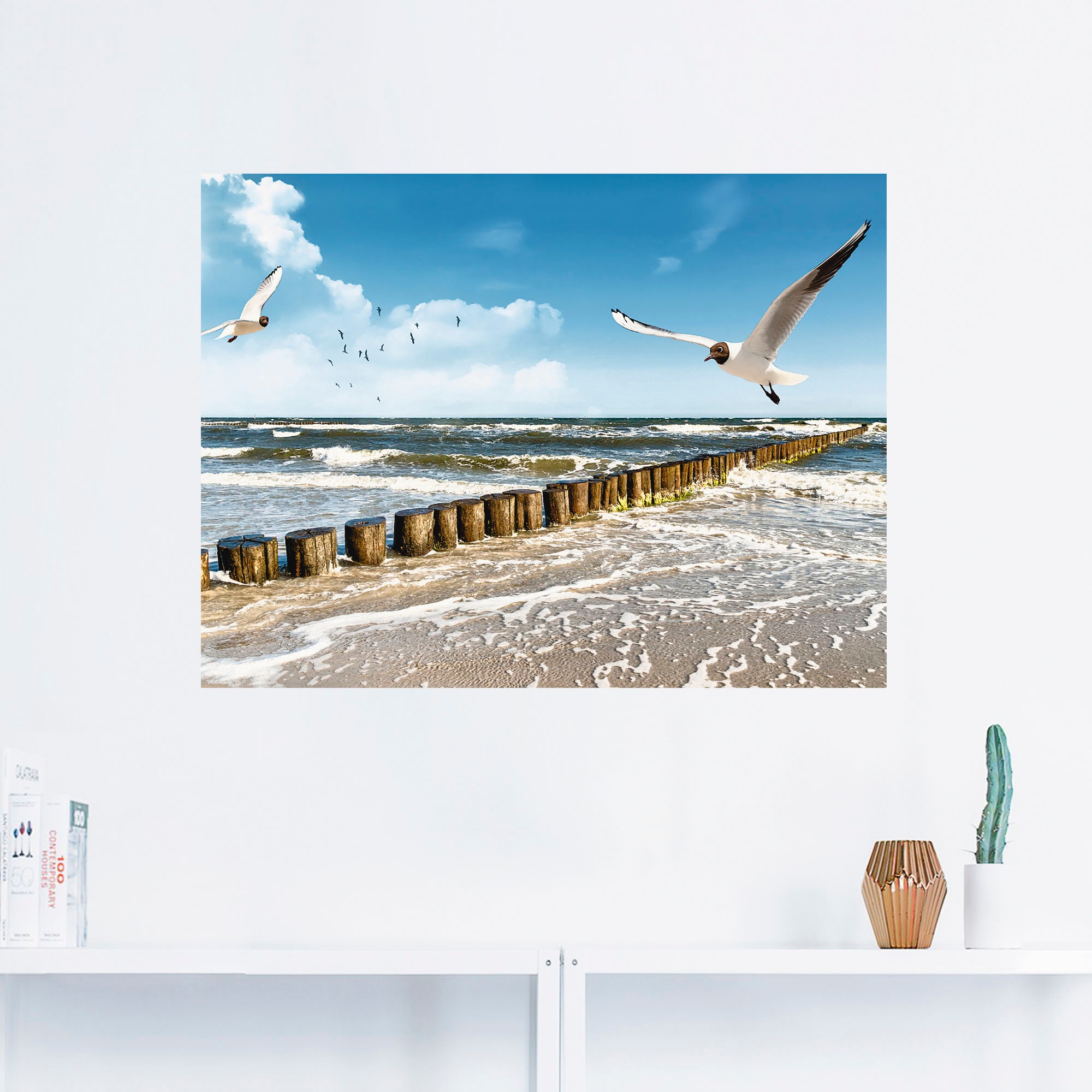 Artland Wandbild »Ostsee«, Gewässer, (1 St.), als Leinwandbild, Poster, Wandaufkleber in verschied. Grössen