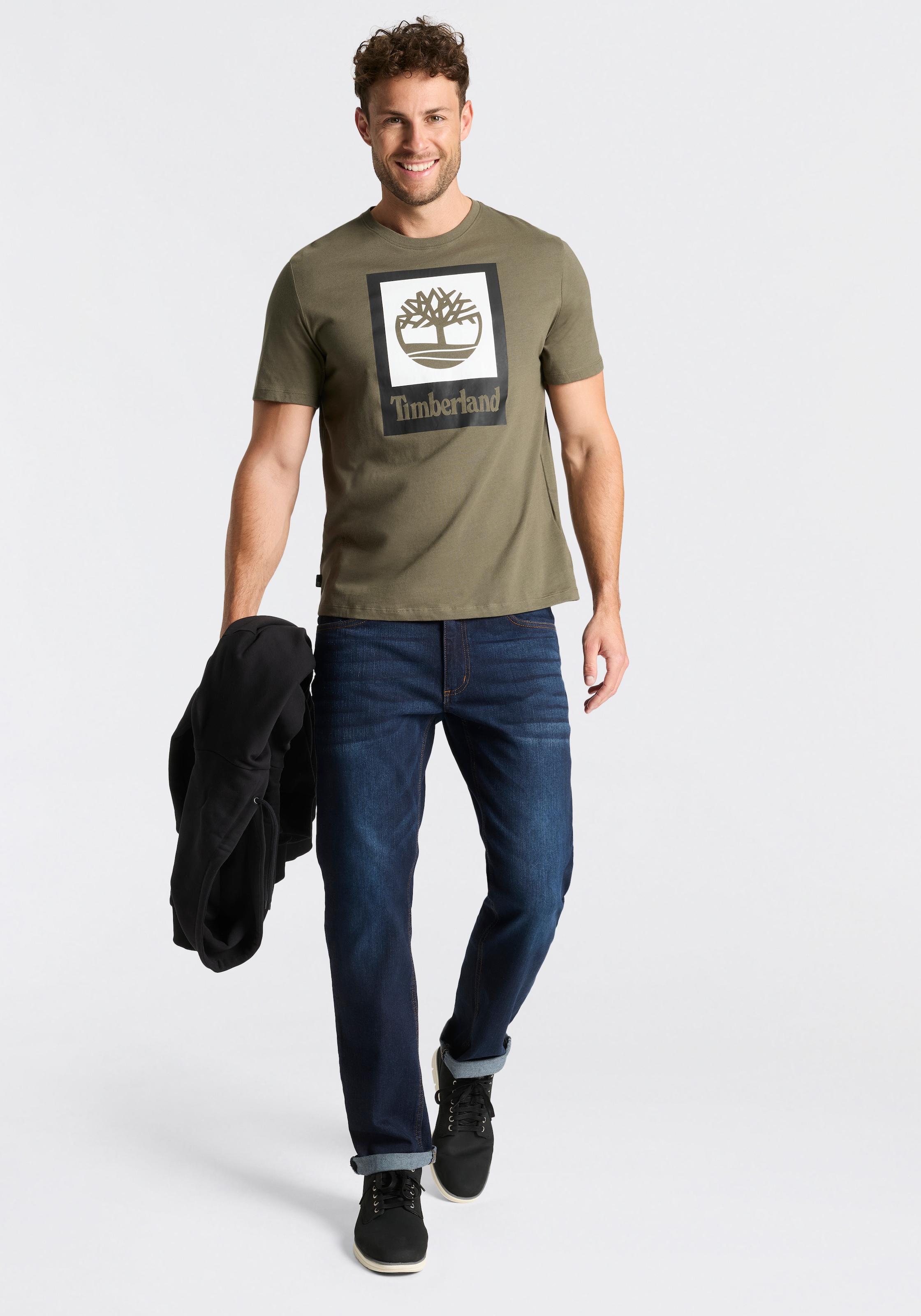 Image of Timberland T-Shirt "STACK LOGO Colored Short Sleeve Tee" UNISEX