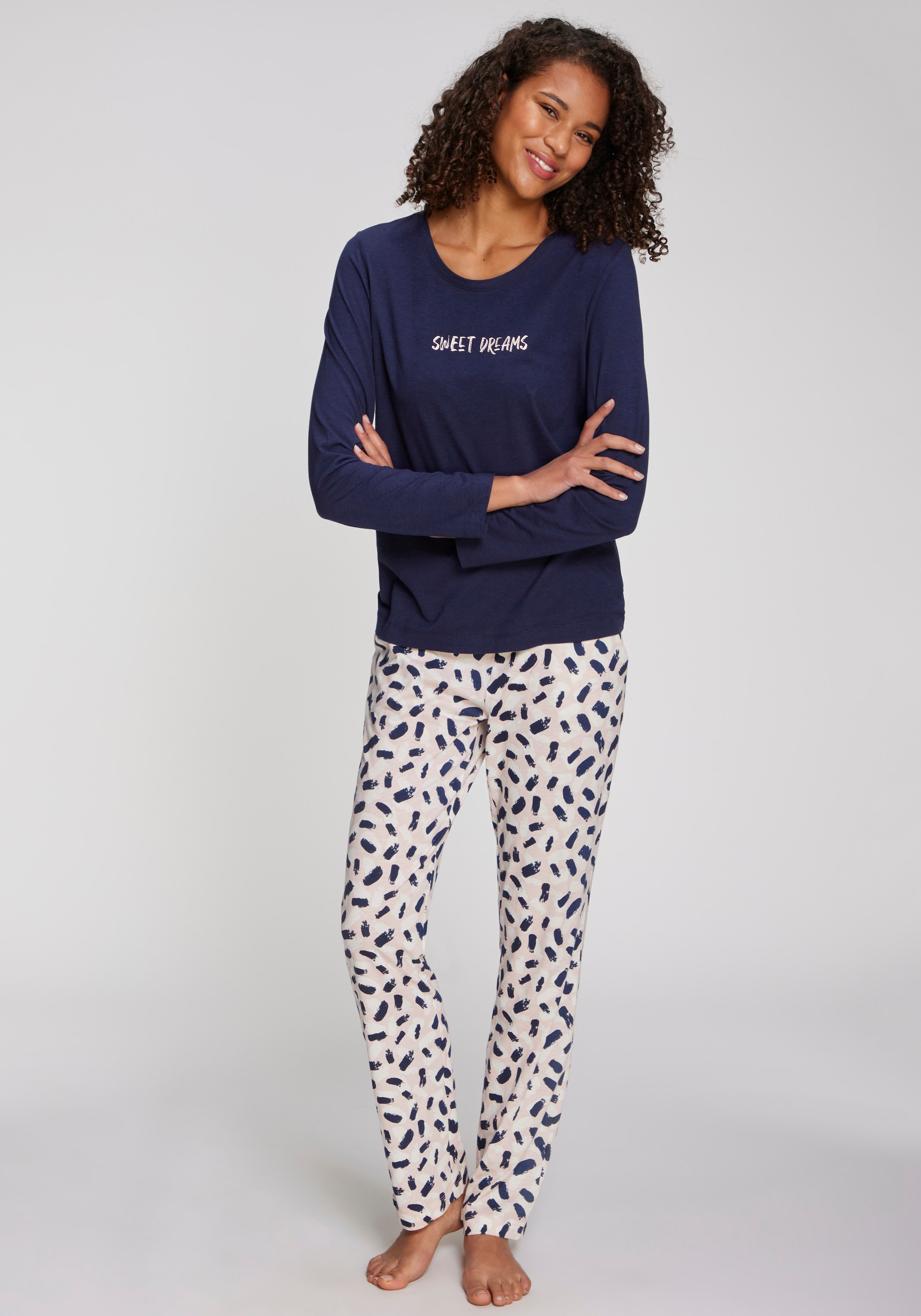 s.Oliver T-shirt à manches longues Mit kleinem Frontprint