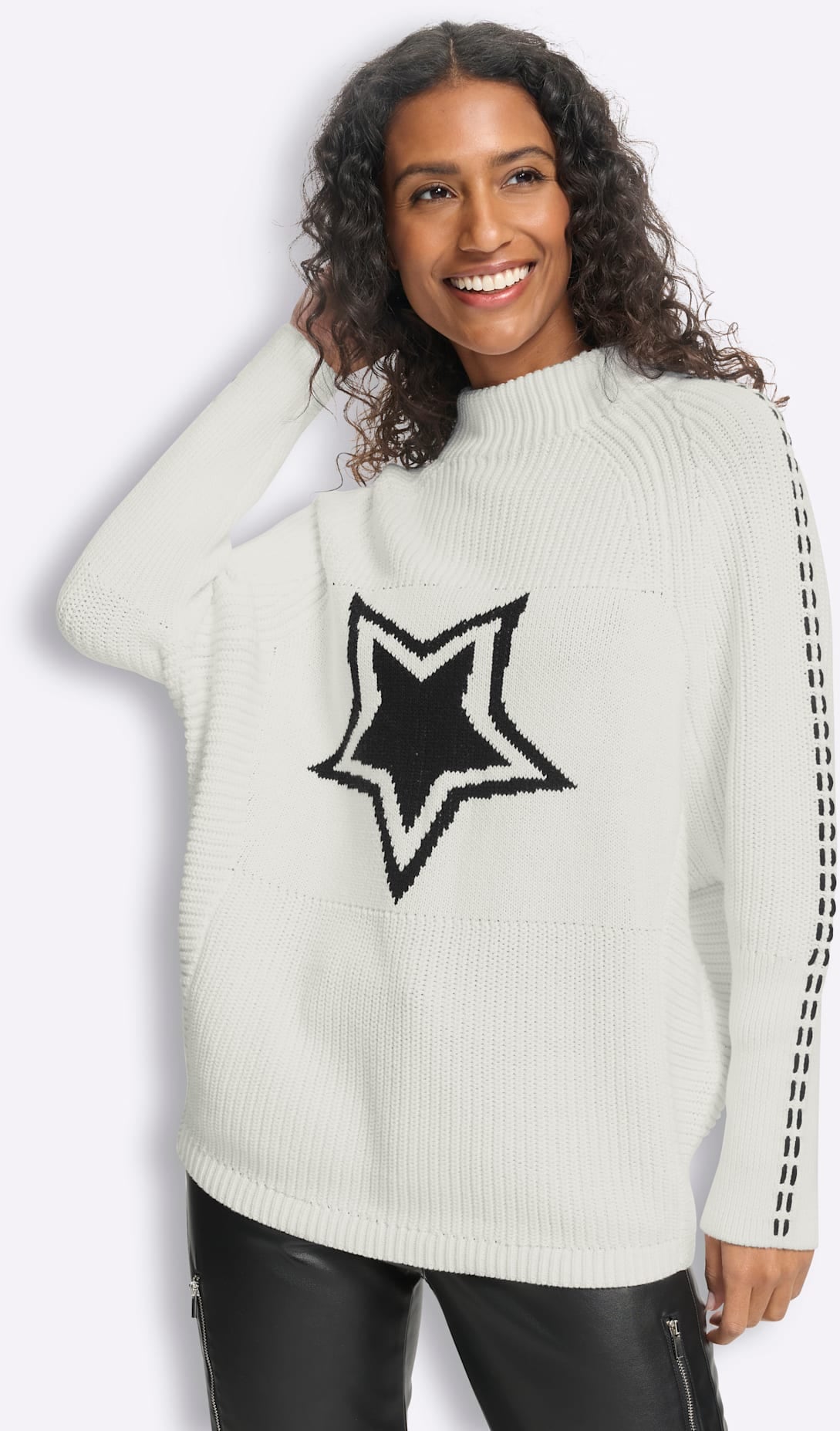 heine Pull à col roulé »Rollkragen-Pullover«