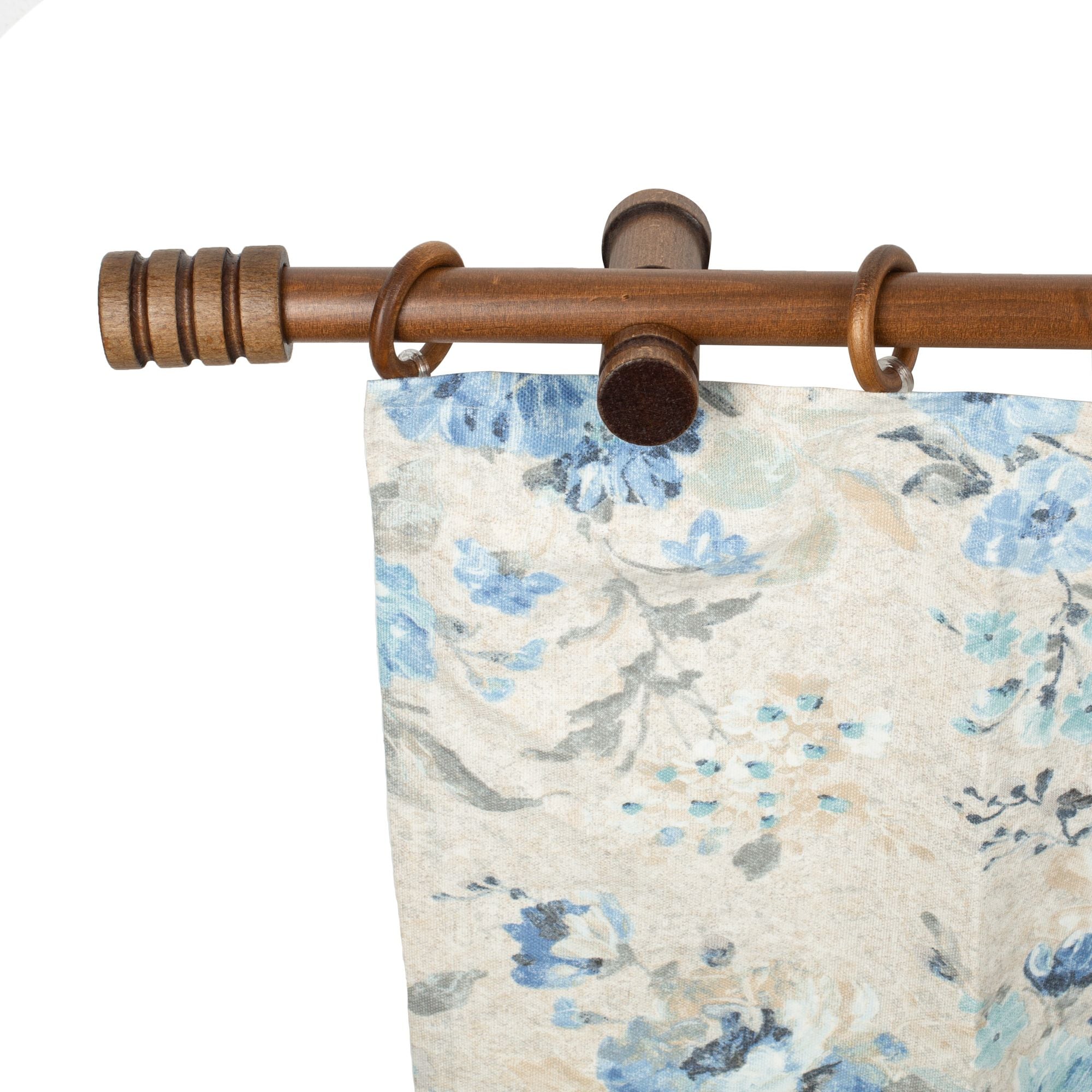 SN DECO GROUP Tringle à rideaux »Pisa« 1 läufig-läufig Fixmass 28 mm, Holz, verschiedene Längen und Farben, Komplettset