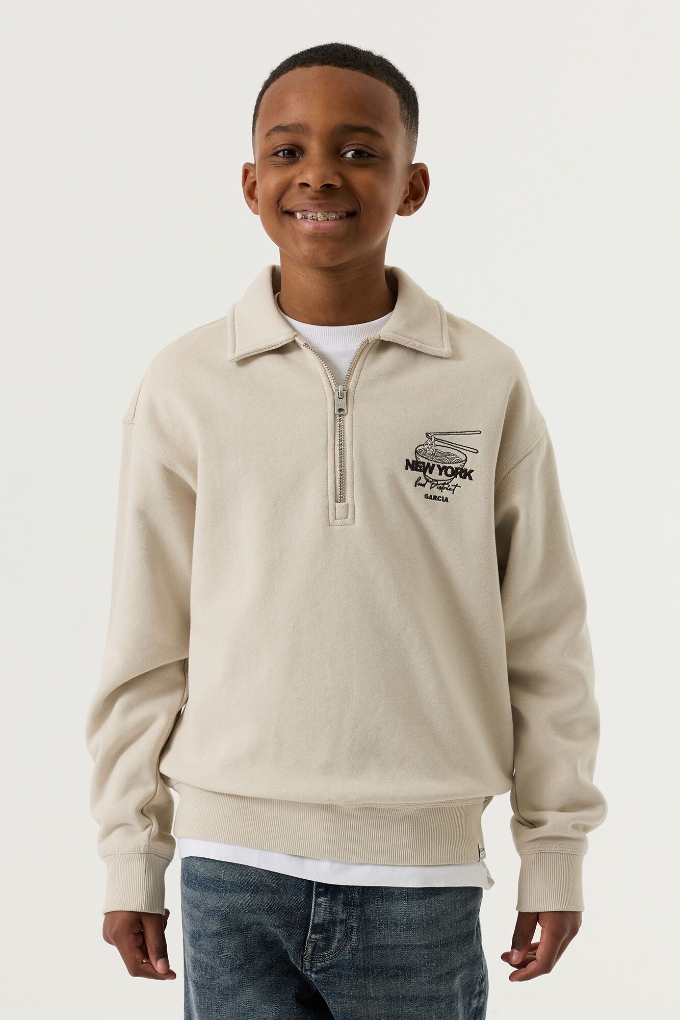 Image of Garcia Sweatshirt, mit Print for BOYS