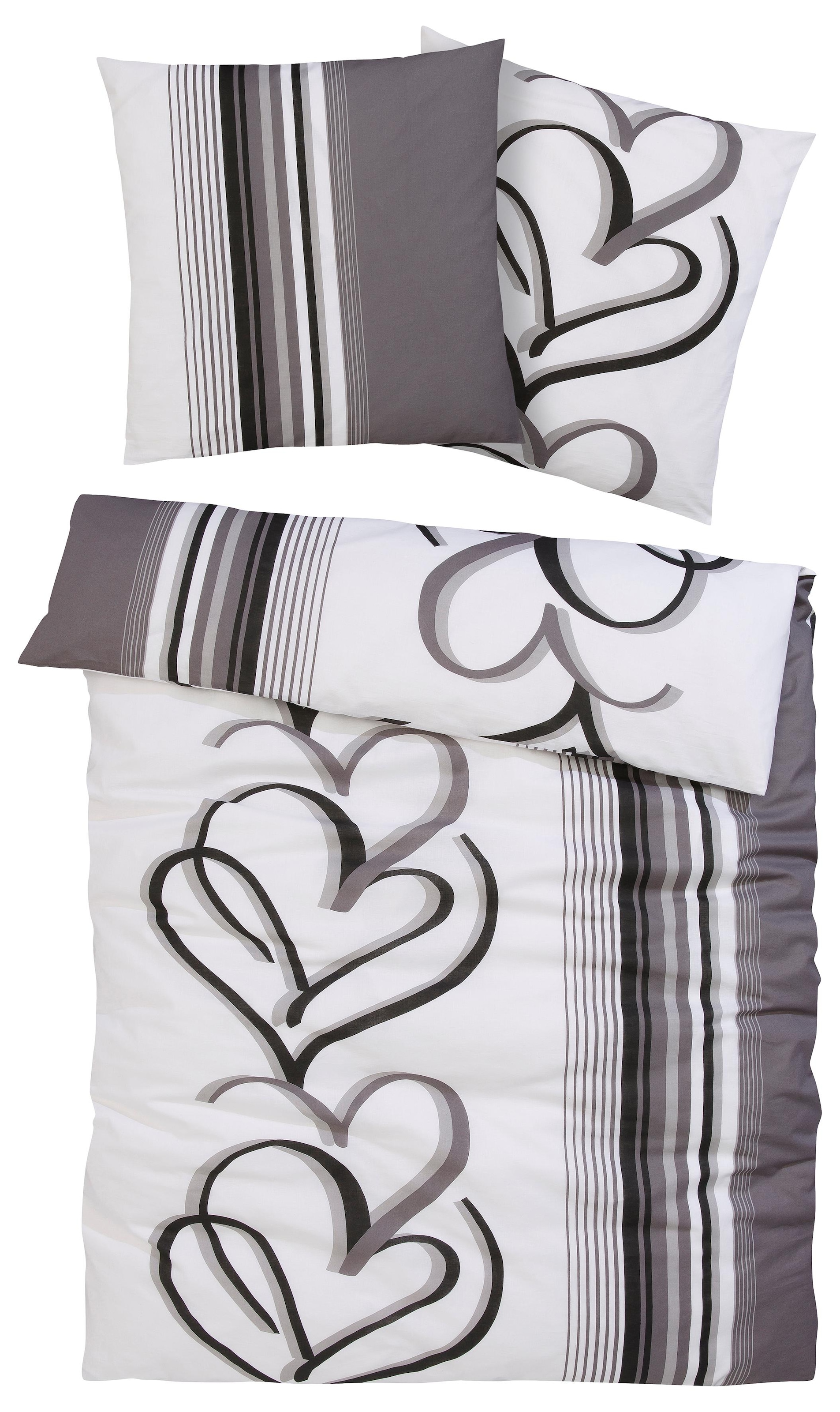 OTTO home Bettwäsche "Area in Gr. 135x200 oder 155x220 cm" 2 Stk. Bettwäsche in verschiedenen Qualitäten