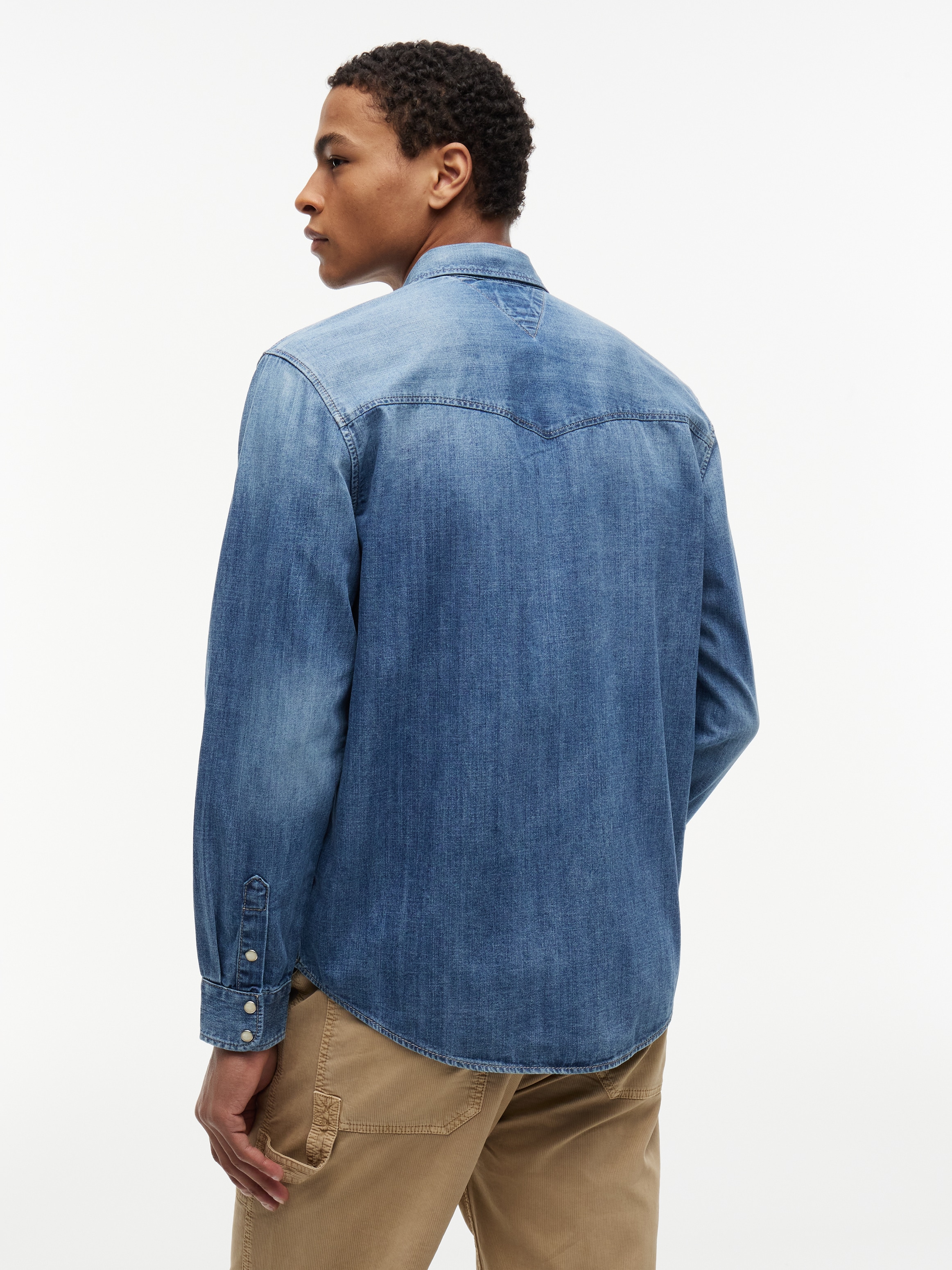 Tommy Jeans Jeanshemd »REGULAR DENIM WESTERN«