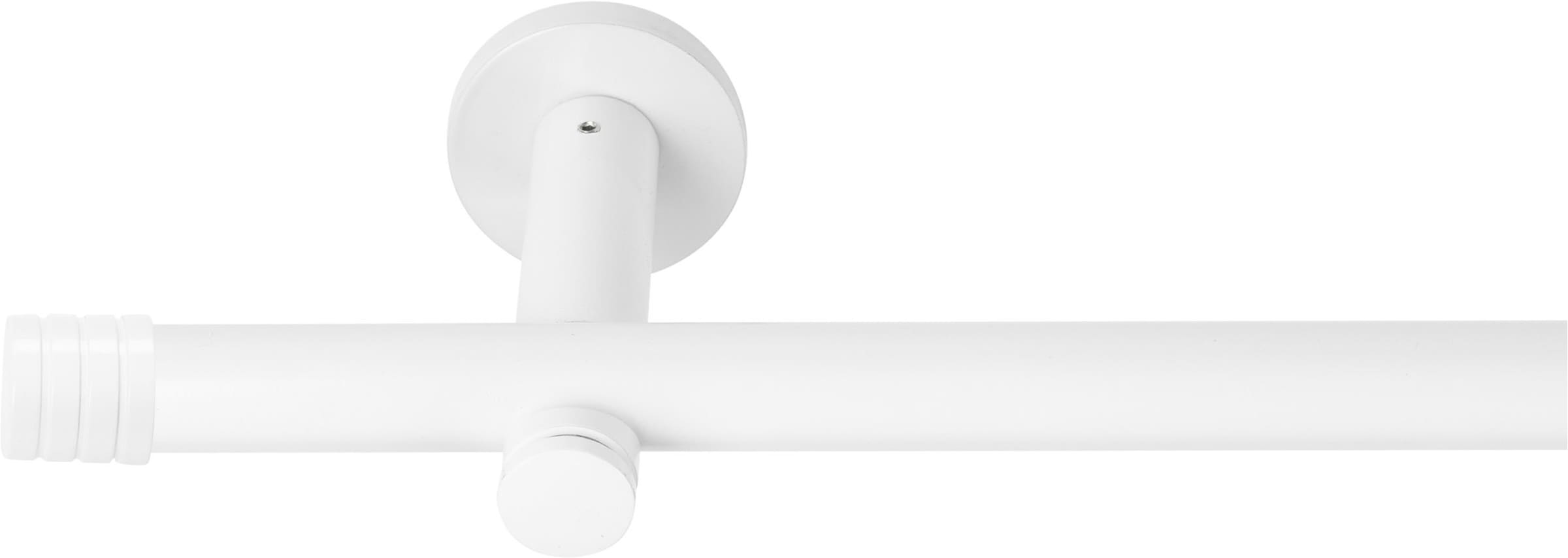 SN DECO GROUP Gardinenstange »Gardinenstange Lille Ø 19 mm, 1-läufig, Fixmass, verschraubt« Ø 19 mm Fixmass;kürzbar