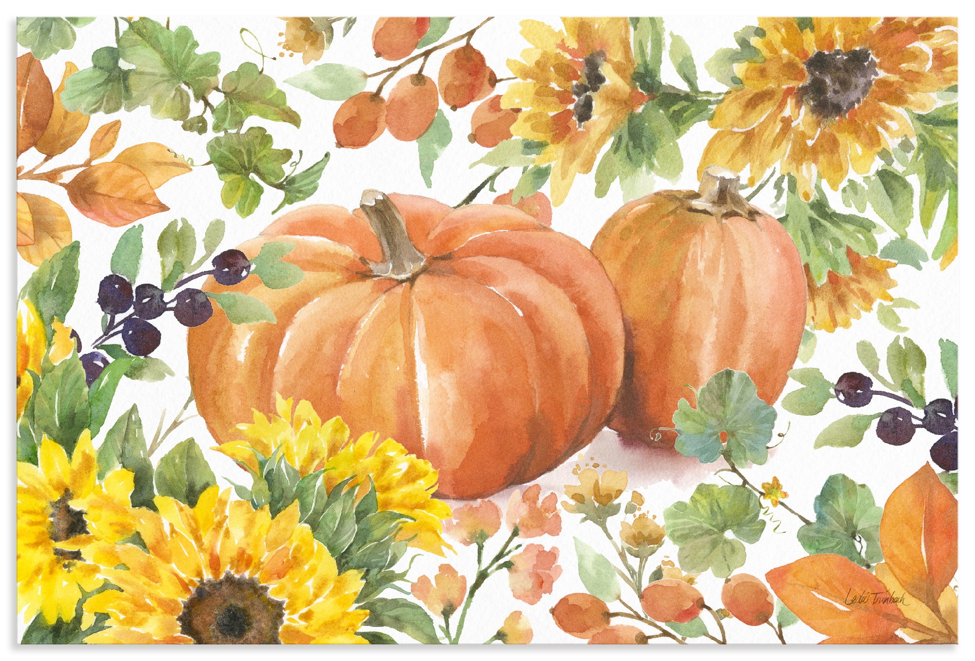 Image of Artland Wandbild "Autumn Breeze III" Pflanzenbilder 1 Stk. tlg. als Alubild, Leinwandbild, Poster, Wandaufkleber in verschied. Grössen
