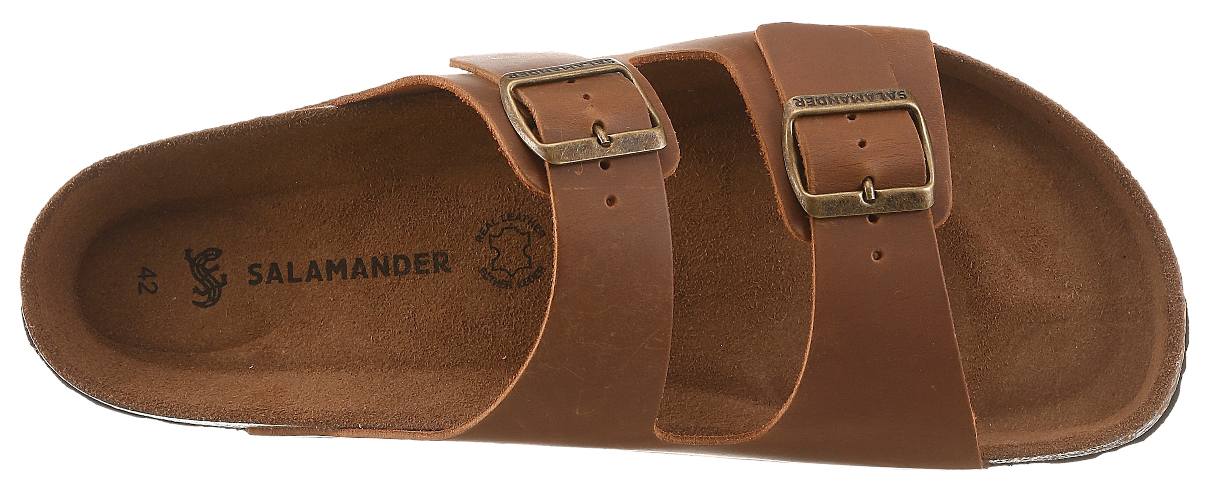 Salamander Pantolette  Sommerschuh, Hausschuh mit Schnallenverschlüsse und Fussbett