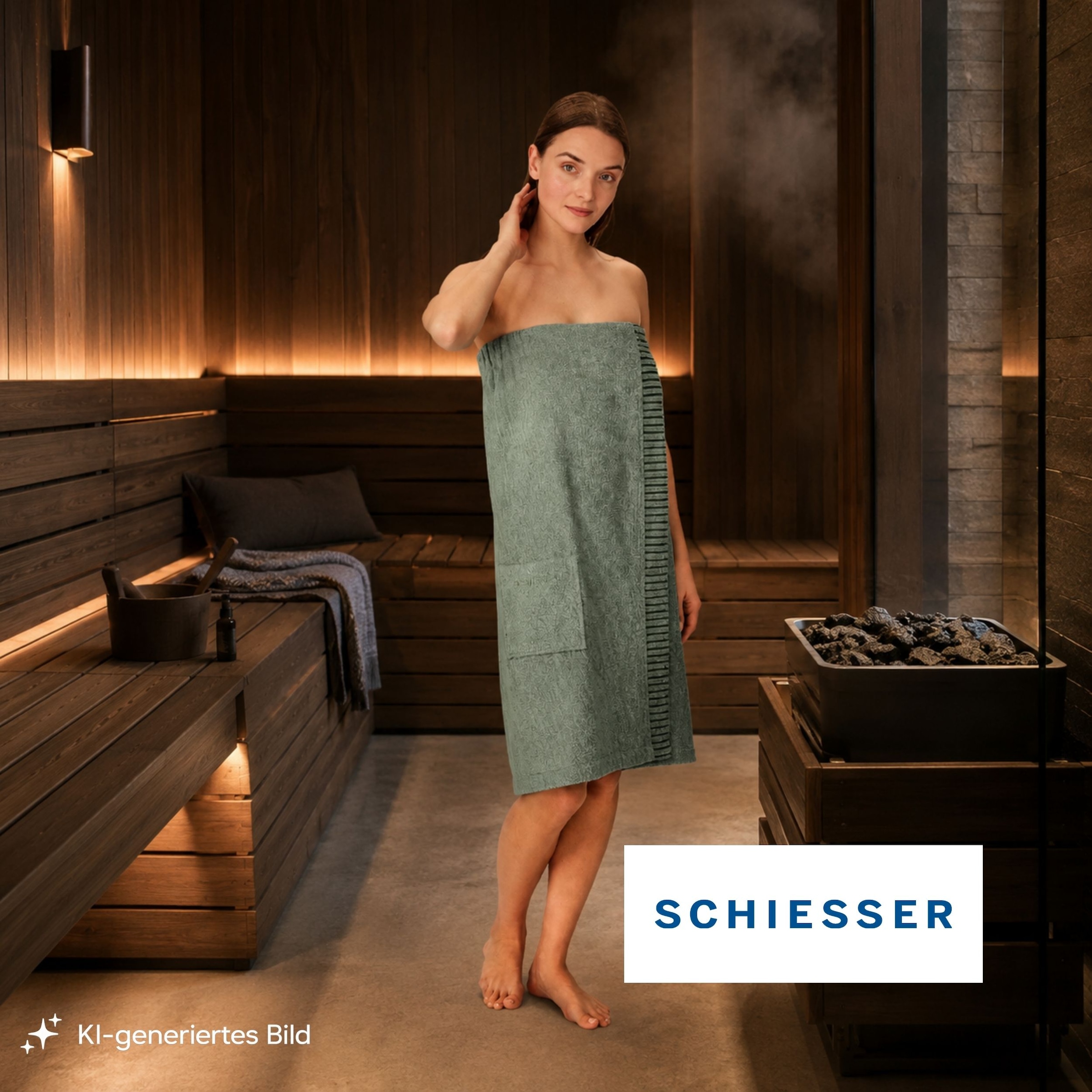 Schiesser Kilt »Rom aus weicher Baumwolle, saugstark und 3-fach weitenverstellbar« 1 cuis OEKO-TEX® MADE IN GREEN