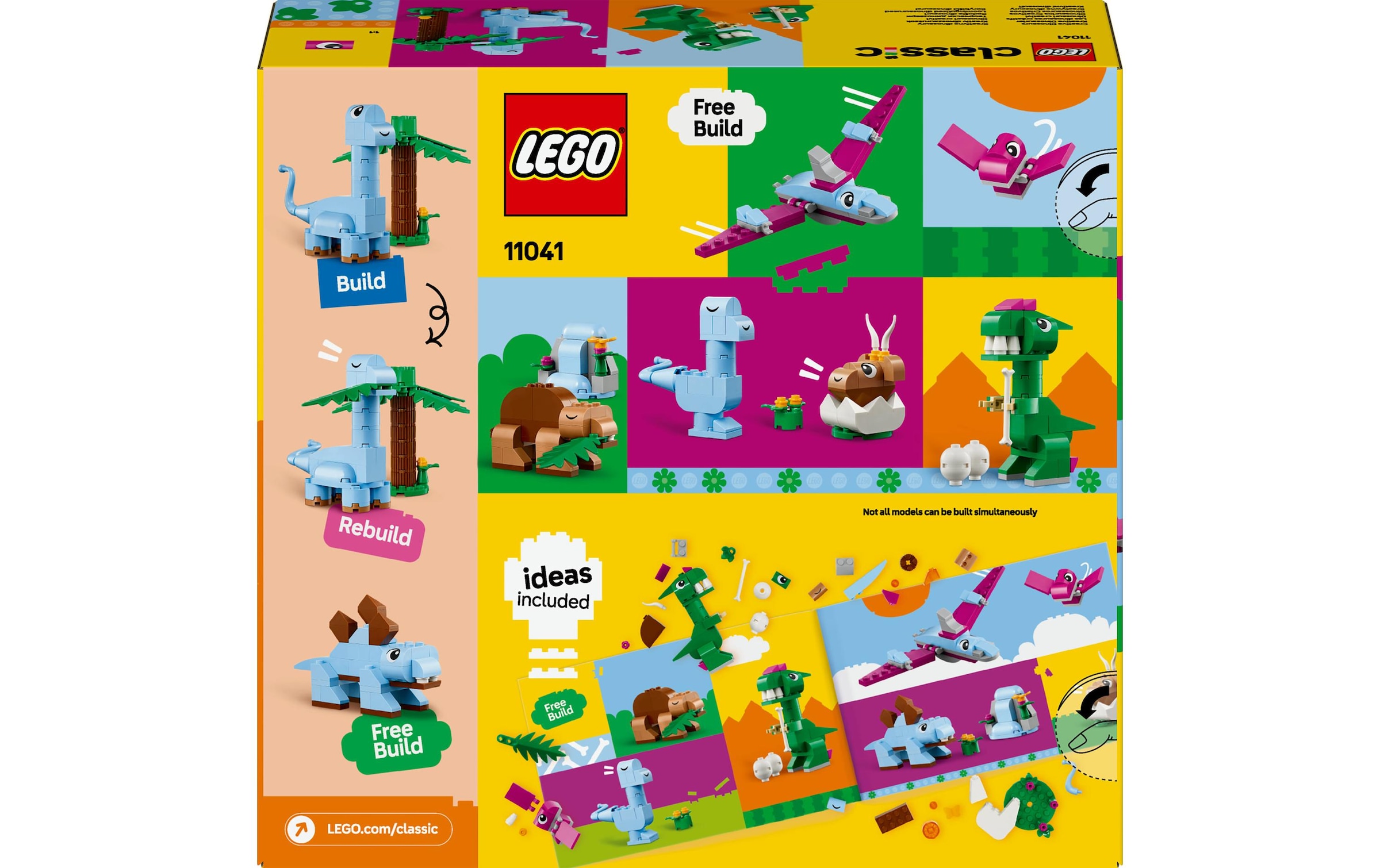 LEGO® Spielbausteine »Classic Kreative Dinosaurier 11041«, (450 St.)