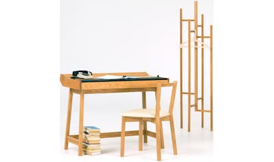 Schreibtisch »Brompton«, im skandinavian Design, Gestell aus massiver Eiche