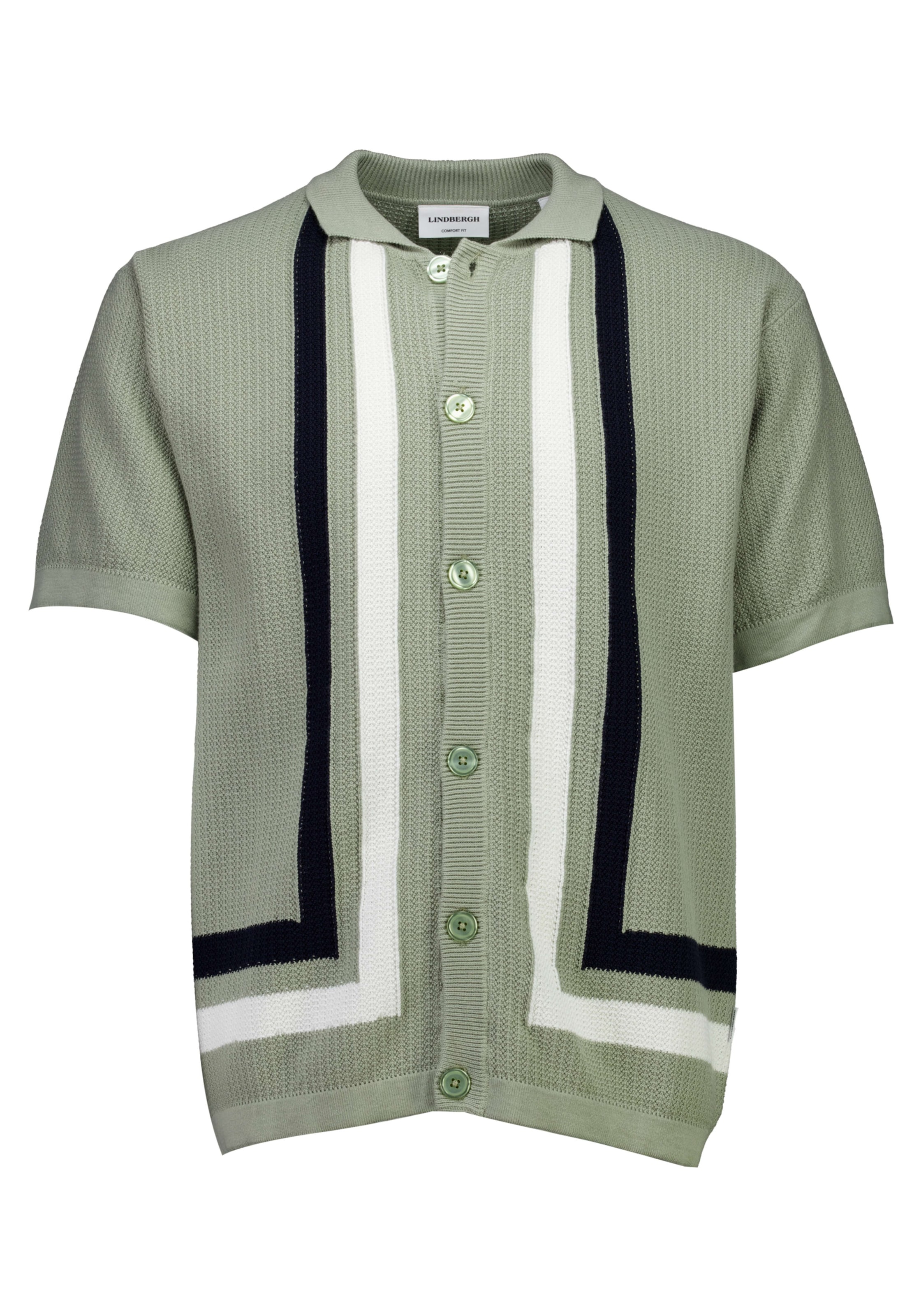 LINDBERGH Veste en tricot cardigan à manches courtes avec motif graphique