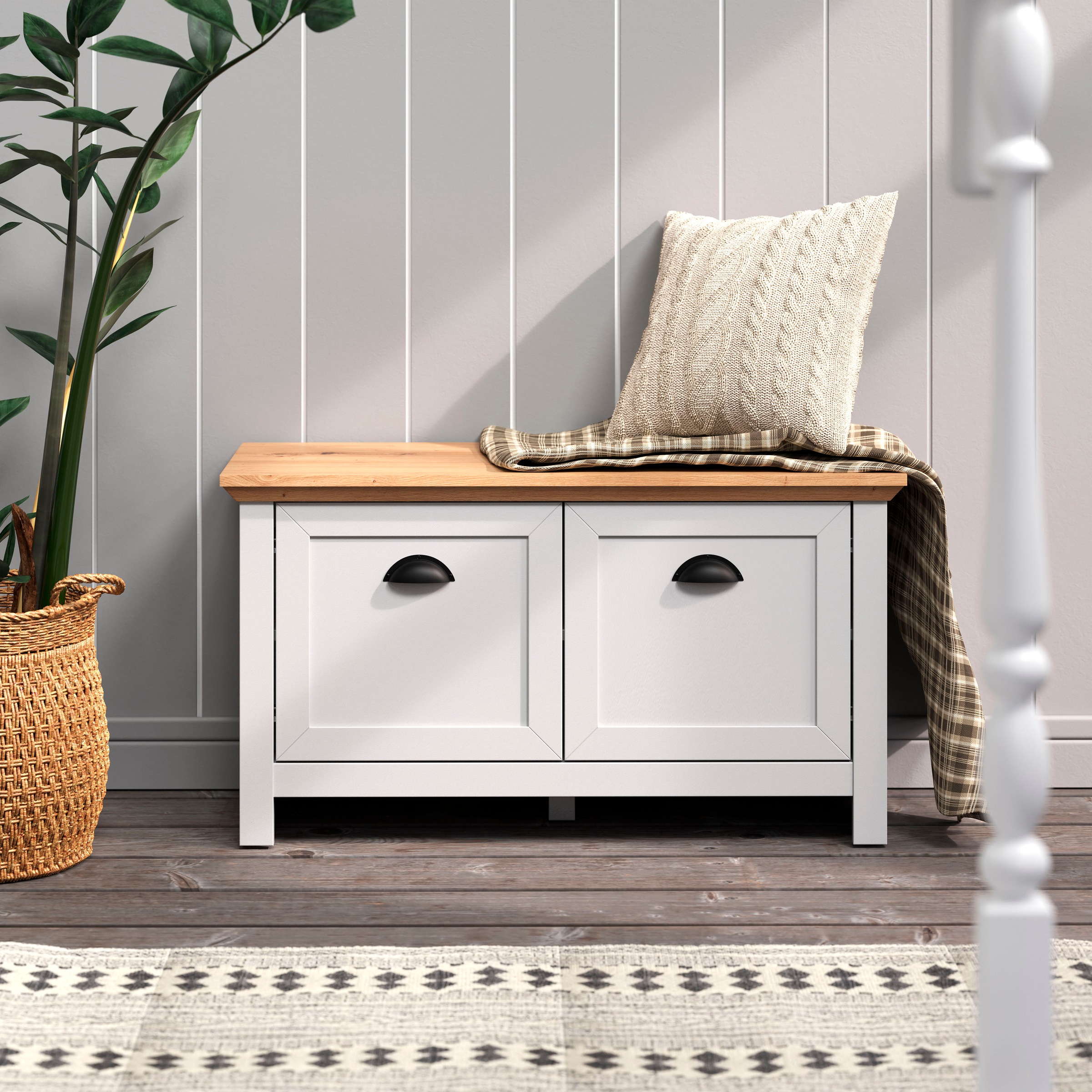 Home affaire Garderoben-Set »Herzwill«, (5 St.), 5-teiliges Sparset bestehend aus Schrank, Masse B/H/T ca.: 267/201/41cm