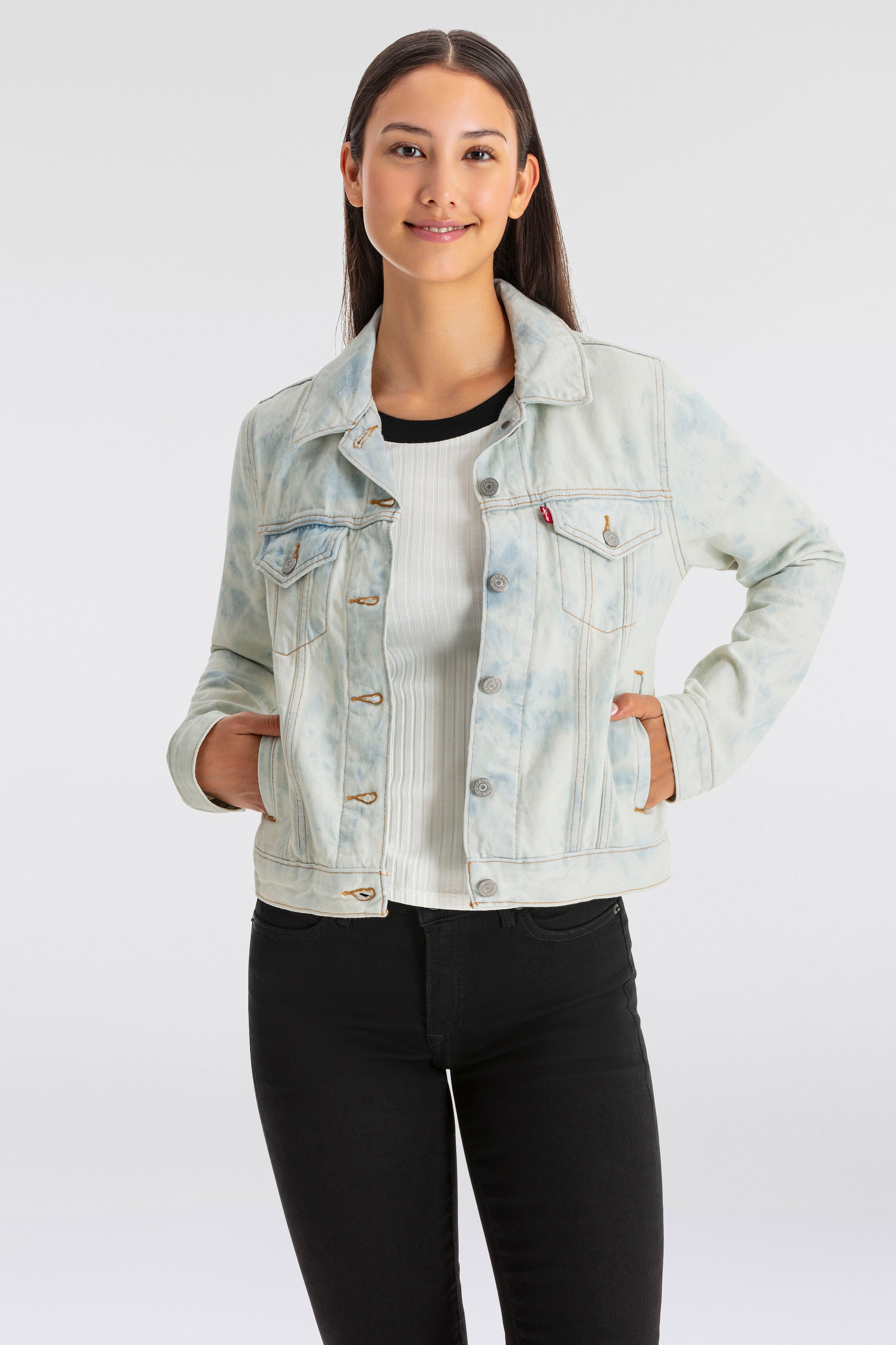 Levi's® Jeansjacke »ORIGINAL TRUCKER«, in Batik-Optik