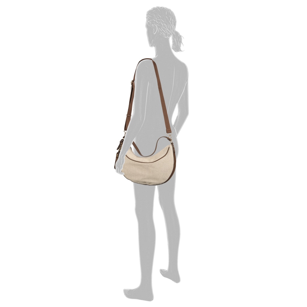 Gabor Hobo »Sibylla« en toile canvas avec imitation cuir noble, détails métalliques brillants et sangle
