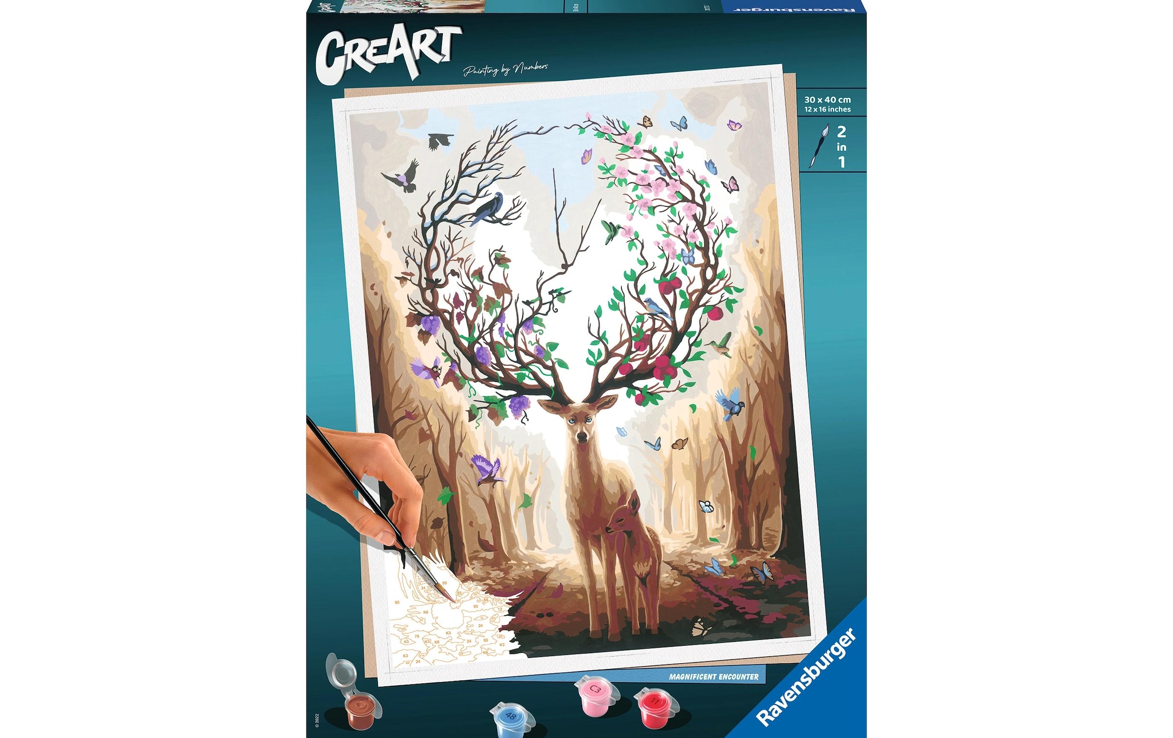 Ravensburger Peinture par numéros »CreArt, Magnificent Encounter« fabriqué en Europe