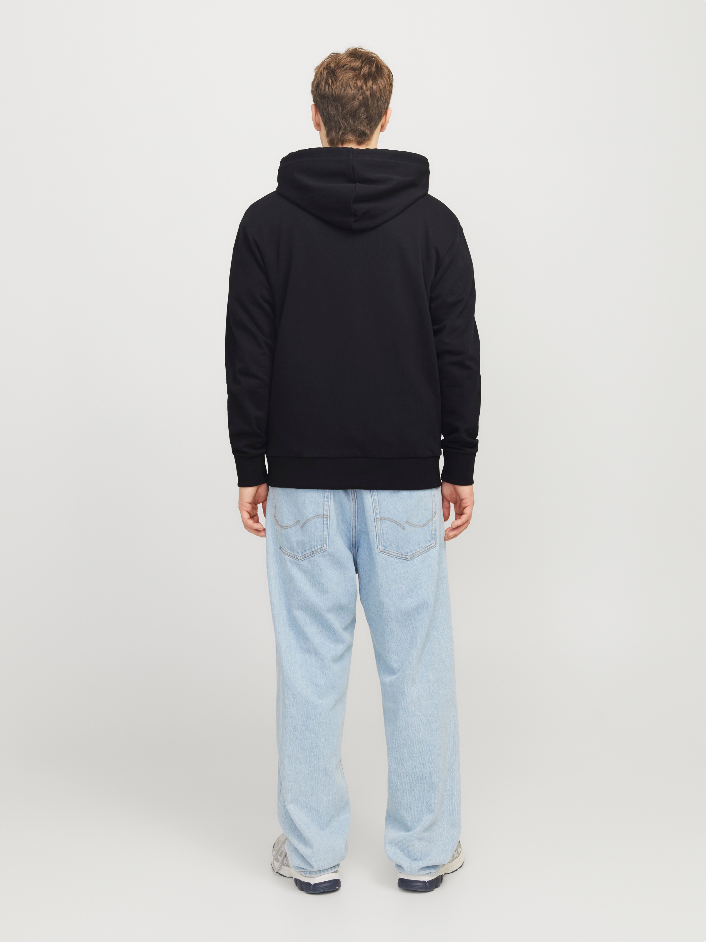 Jack & Jones Kapuzensweatshirt »JJEBRYAN CORP LOGO SWEAT HOOD NOOS«, mit Logo Druck