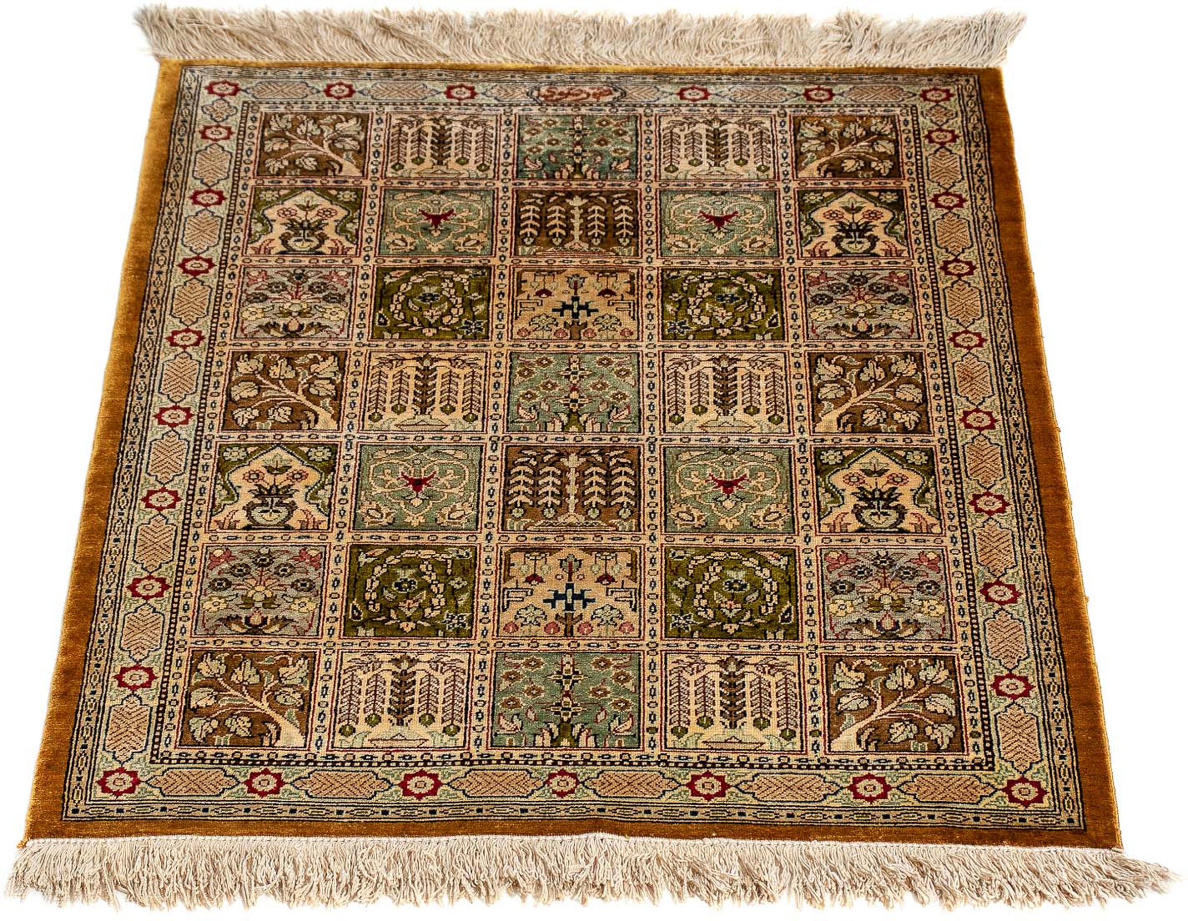 Image of morgenland Orientteppich »Perser - Ghom - 72 x 55 cm - mehrfarbig«, rechteckig, 10 mm Höhe, Wohnzimmer, Handgeknüpft, Einzelstück mit Zertifikat bei Ackermann Versand Schweiz