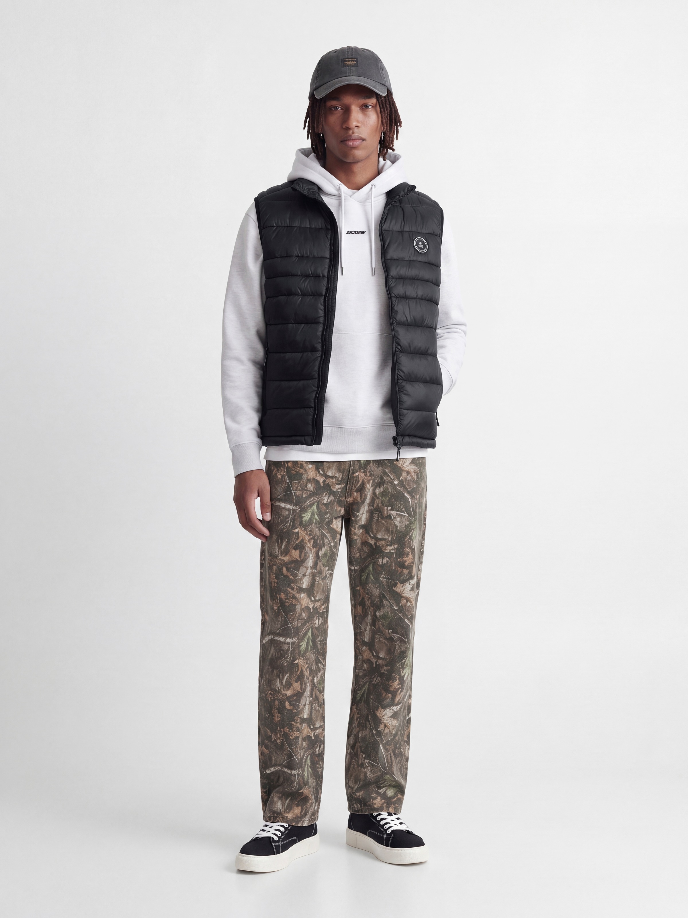 Jack & Jones Steppweste »JJEKINGSLEY LIGHT BODYWARMER COLLAR NOOS« Kunstfaser, regular fit