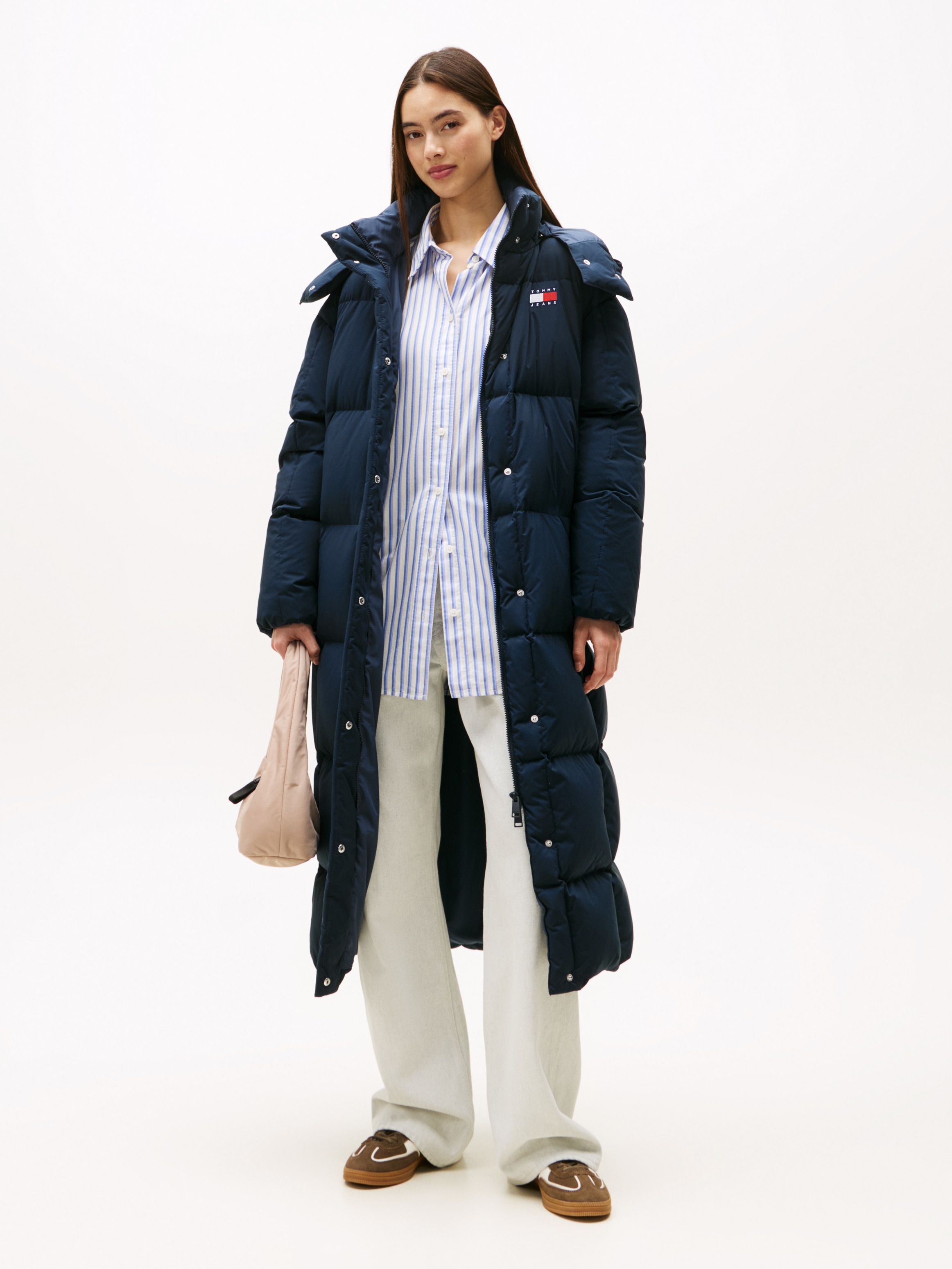 Tommy Jeans Manteau matelassé »TJW ALASKA GRID DWN MXI COAT EXT«