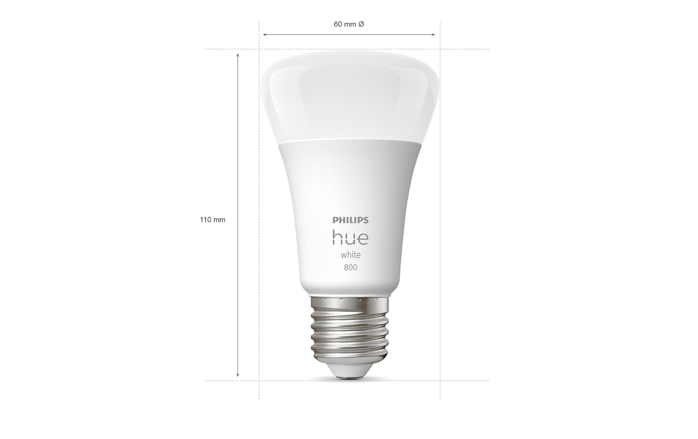 Philips Hue Spezialleuchtmittel »White, 9 W«, E27, Warmweiss