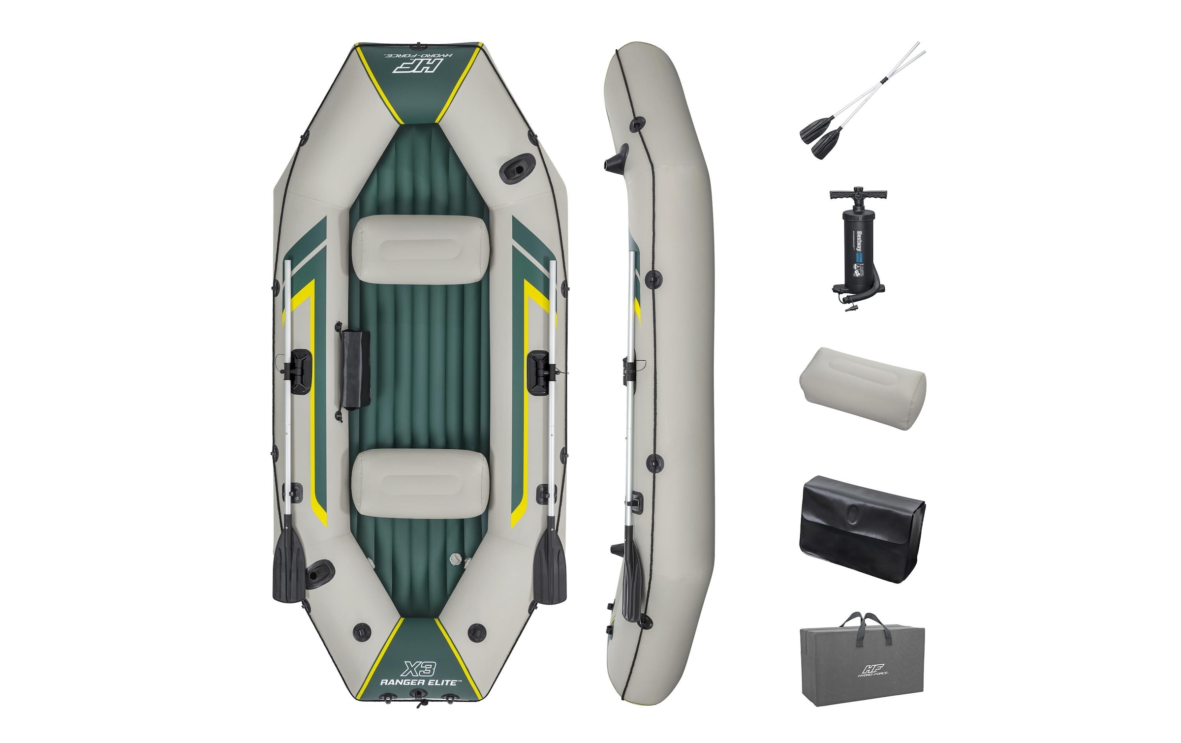 Bestway Schlauchboot »Hydro-Force Komplett-Set Ranger Elite X3« Gummiboot