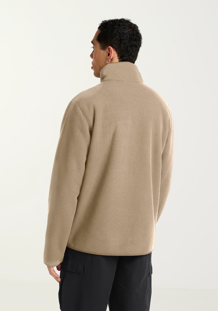 Jack Wolfskin Fleecejacke »LAKE RIDGE JKT M« mit hochschliessendem Kragen, winddicht, atmungsaktiv
