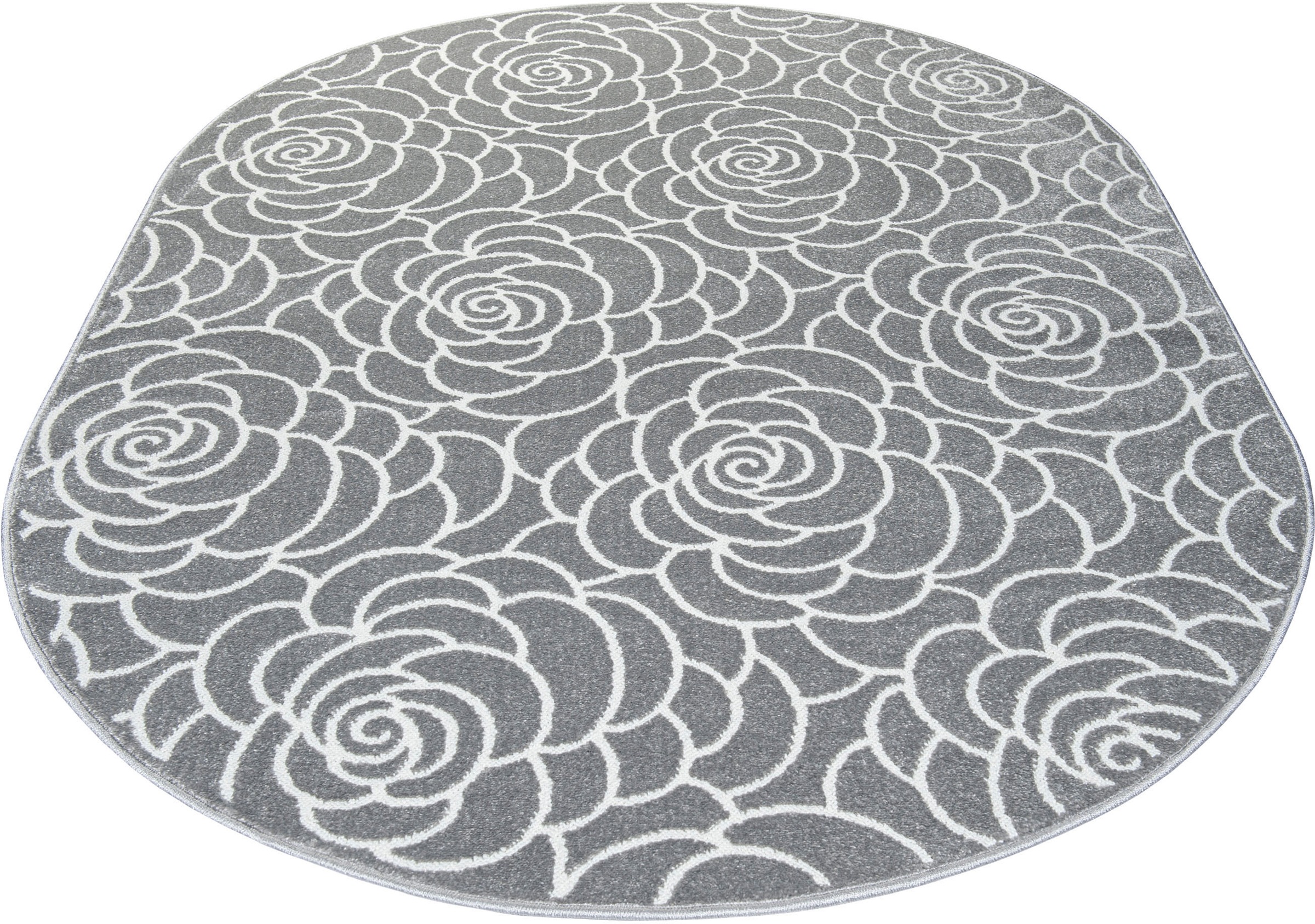 Image of my home Teppich »Aroa«, oval, 8 mm Höhe, Blumen Dekor, florales Muster, ideale Teppiche für Esszimmer, Wohnzimmer & Arbeitszimmer bei Ackermann Versand Schweiz