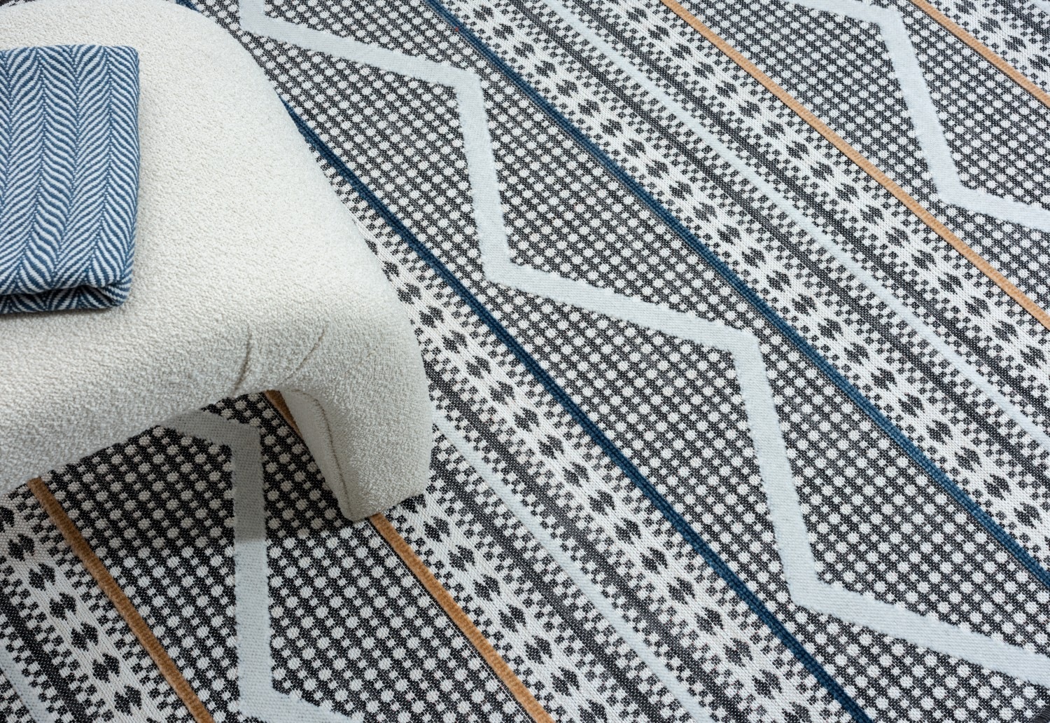 Myflair Möbel & Accessoires Teppich »Shadow, LAGERRÄUMUNG!« rechteckig 8 mm Höhe modernes Design, Outdoor geeignet, Balkon, Terrasse