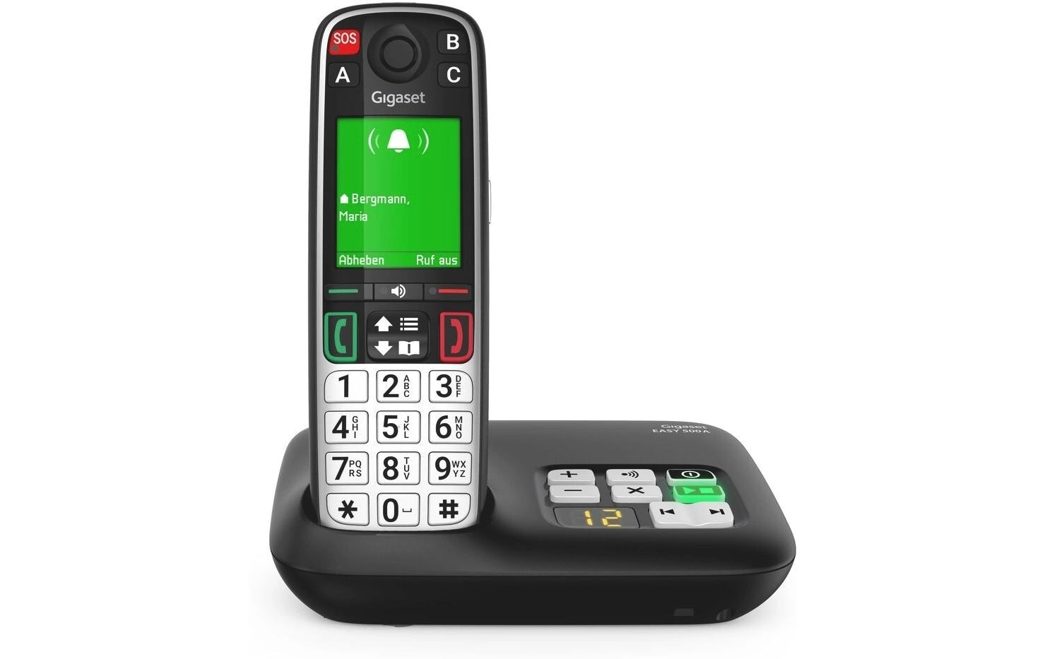 Gigaset Schnurloses DECT-Telefon »EASY 500A mit Anrufbeantworter« ( )