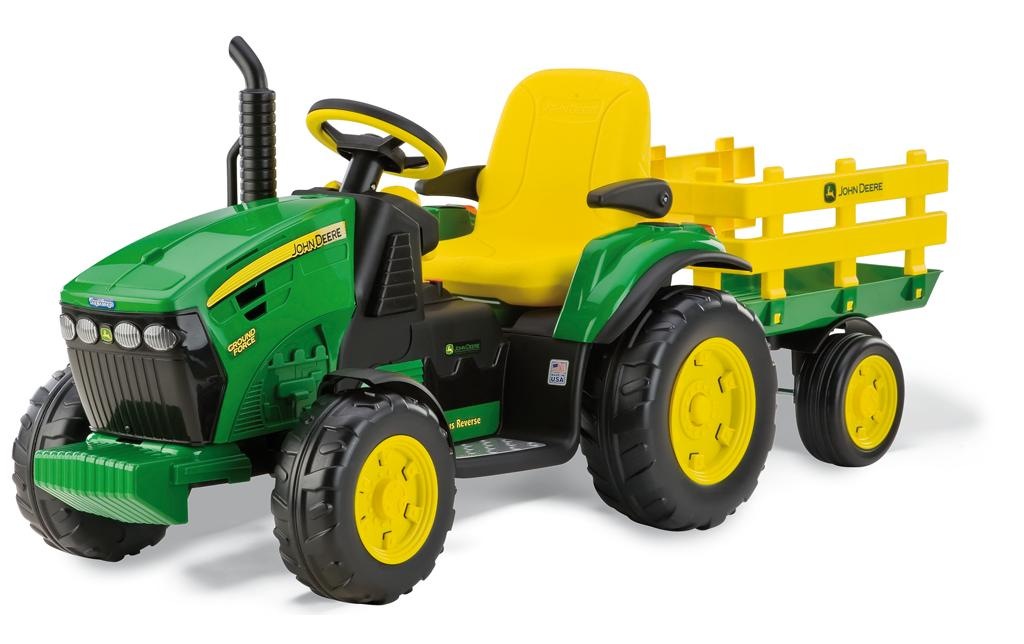 Image of Tretfahrzeug "PegPerego John Deere Ground Force Gelb/Grün"