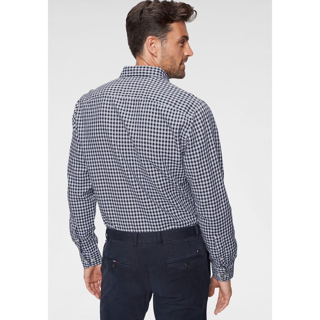 Tommy Hilfiger Langarmhemd »CLASSIC TEXTURED GINGHAM SHIRT«