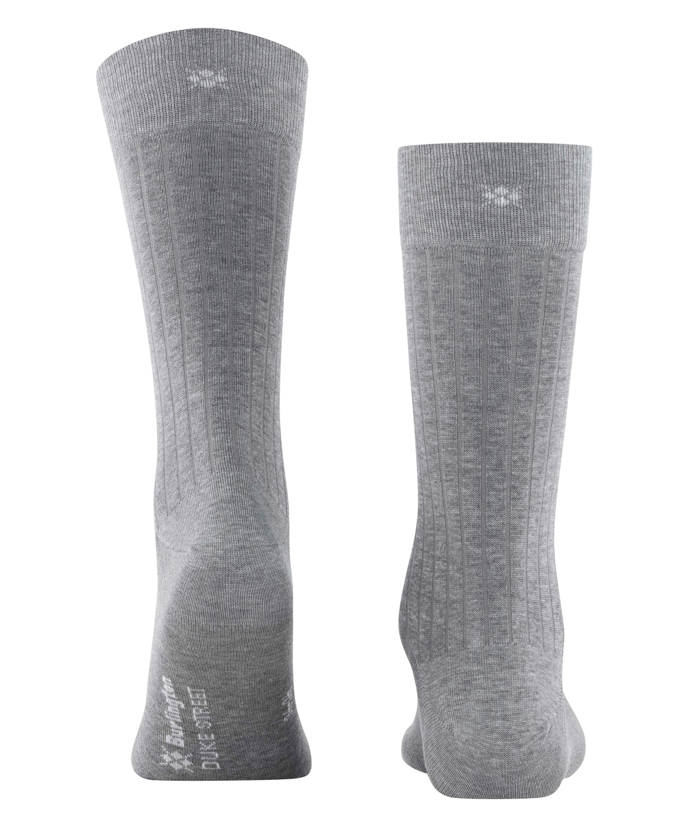 Burlington Socken »Duke Street« Einheitsgrösse 40-46, Rippenstruktur, Cotton-Mix