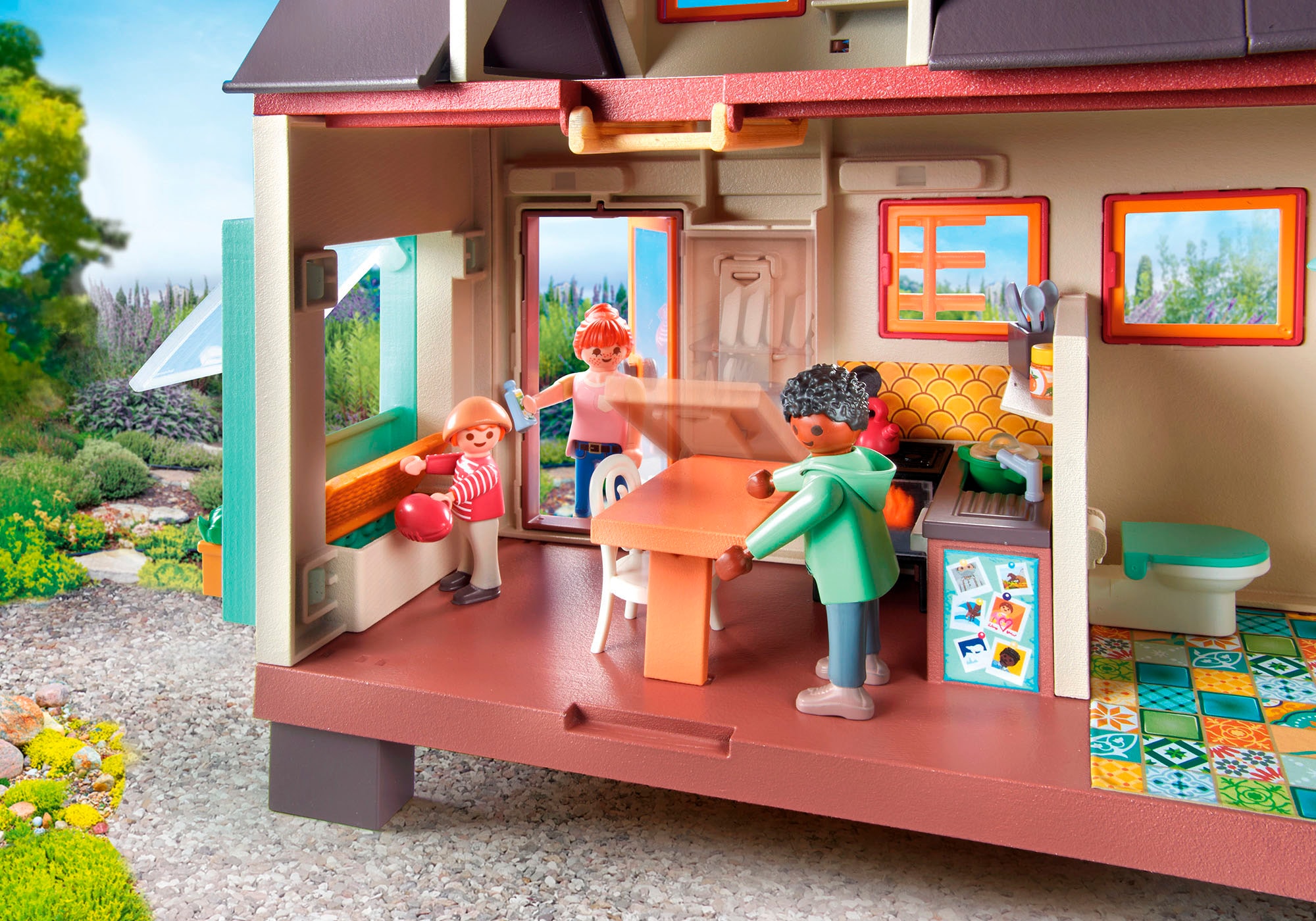 Playmobil® Konstruktions-Spielset »Tiny Haus (71509), My Life«, (160 St.), Made in Germany