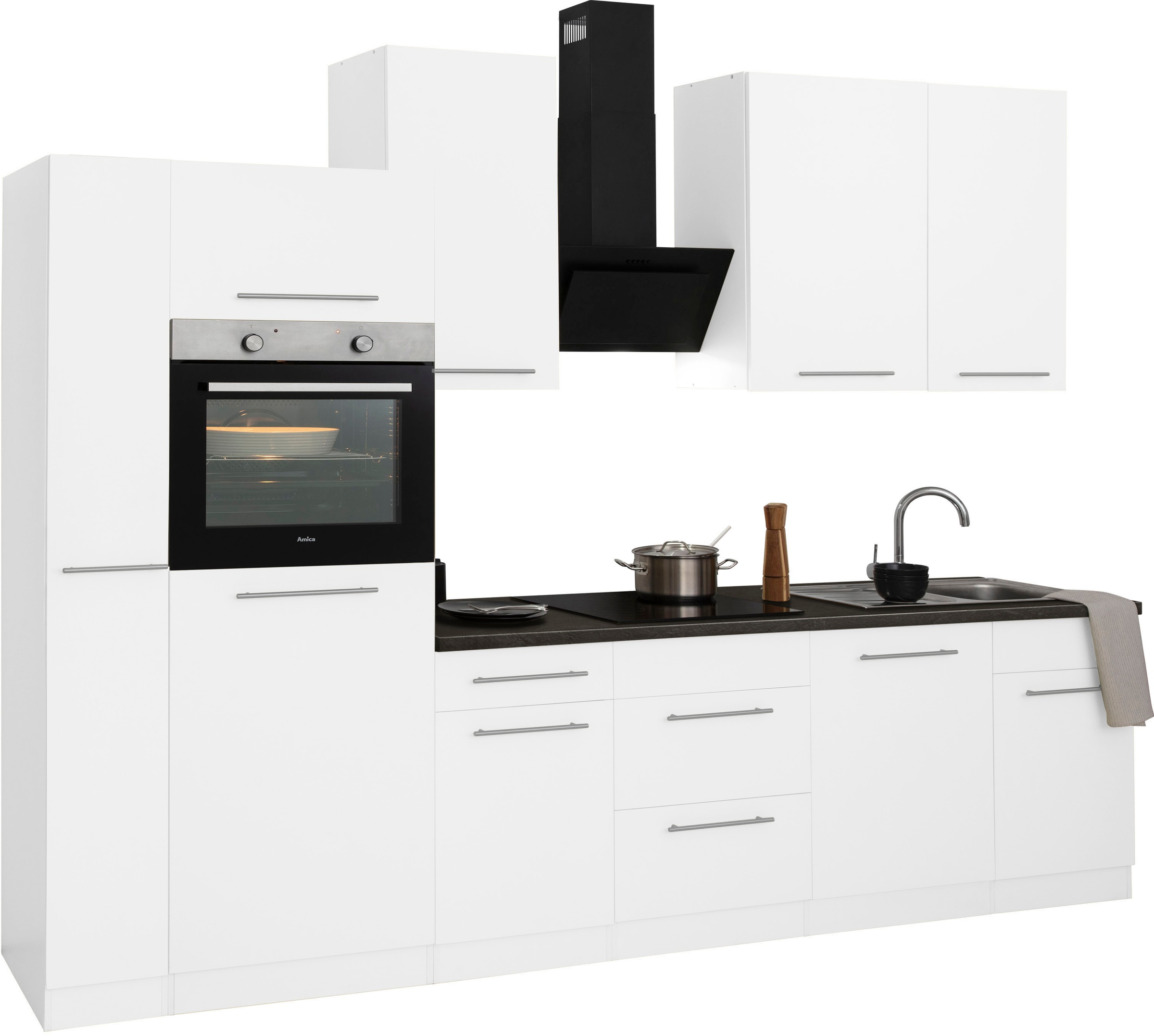 Image of wiho Küchen Küchenzeile "Unna" ohne E-Geräte, Breite 310 cm
