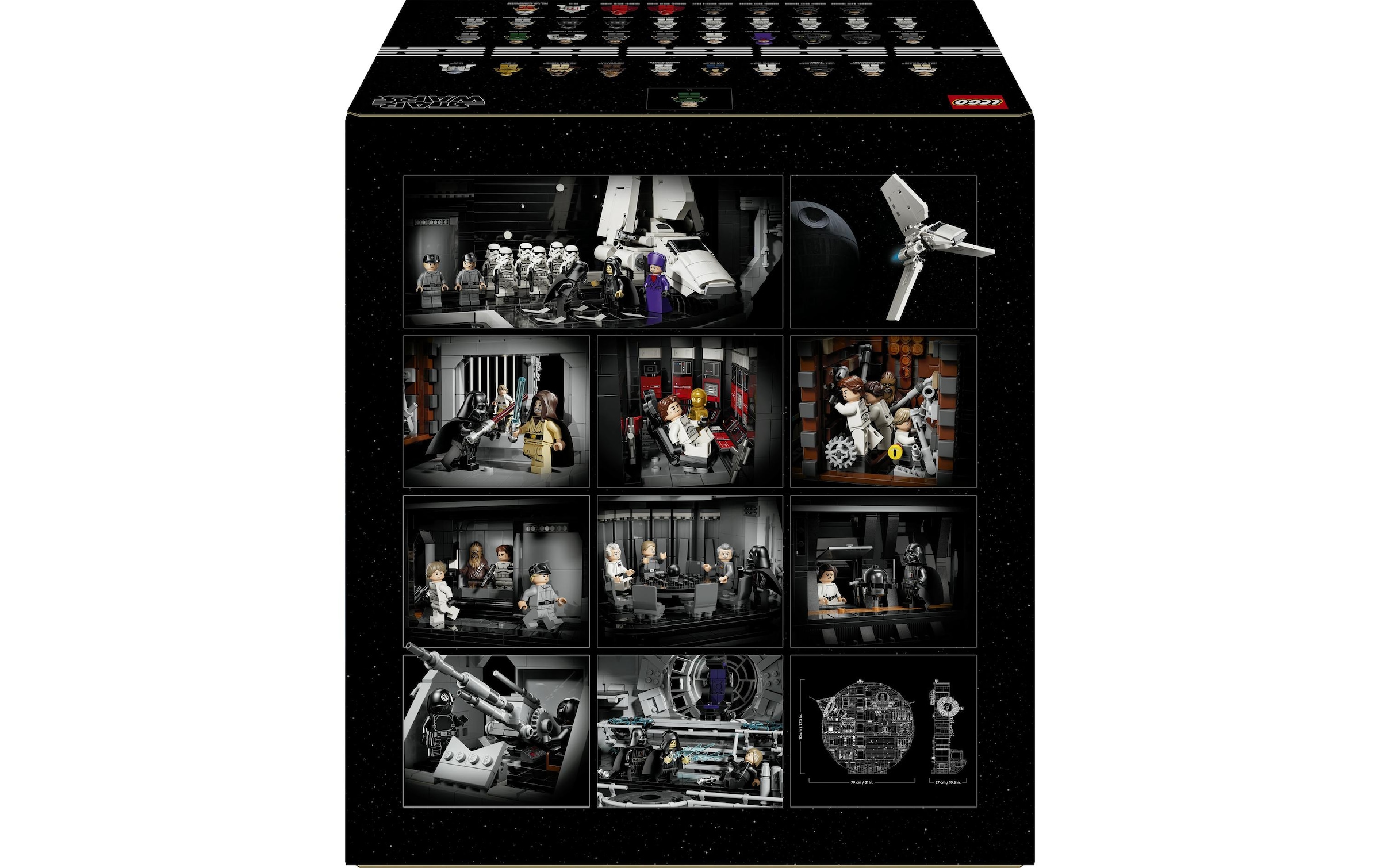 LEGO® Pions de construction »Star Wars Todesstern 75419« grand set d'exposition et de construction de la base spatiale Étoile de la Mort