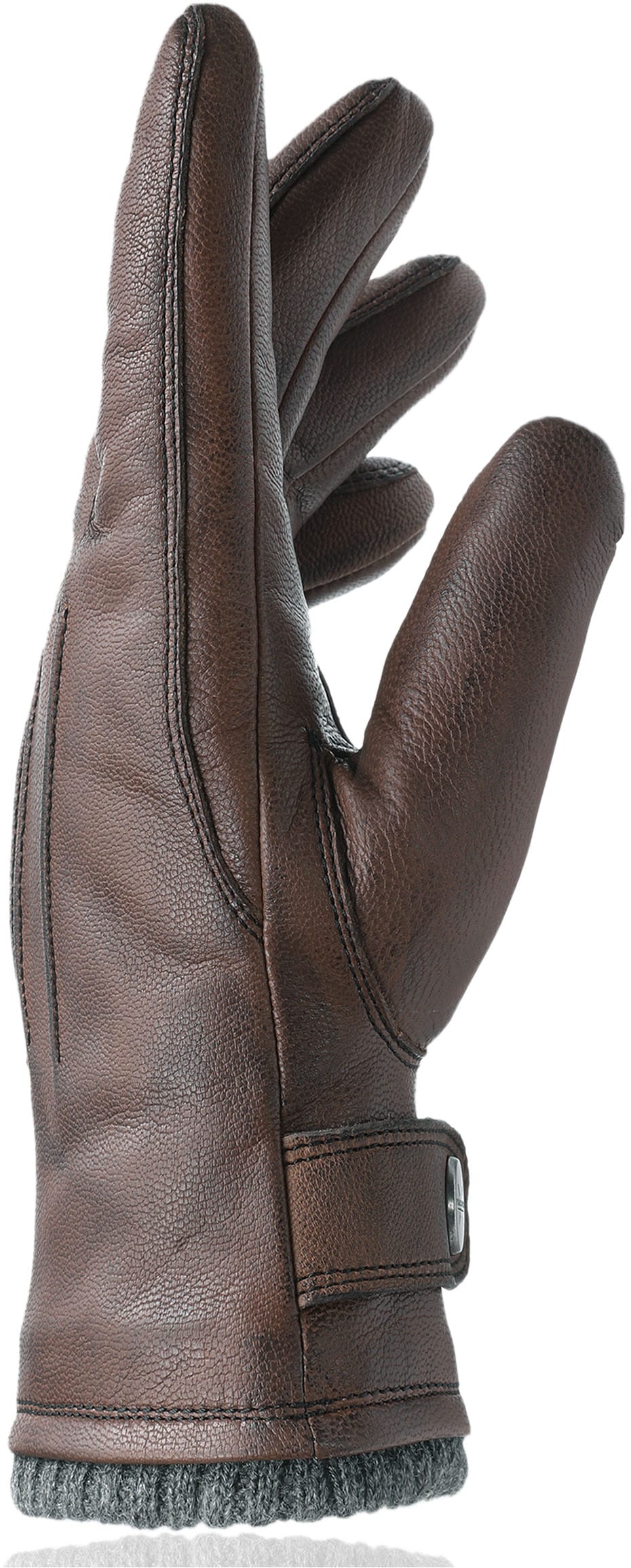 PEARLWOOD Gants en cuir »Newton« leichte Vintage Optik durch Waxfinish