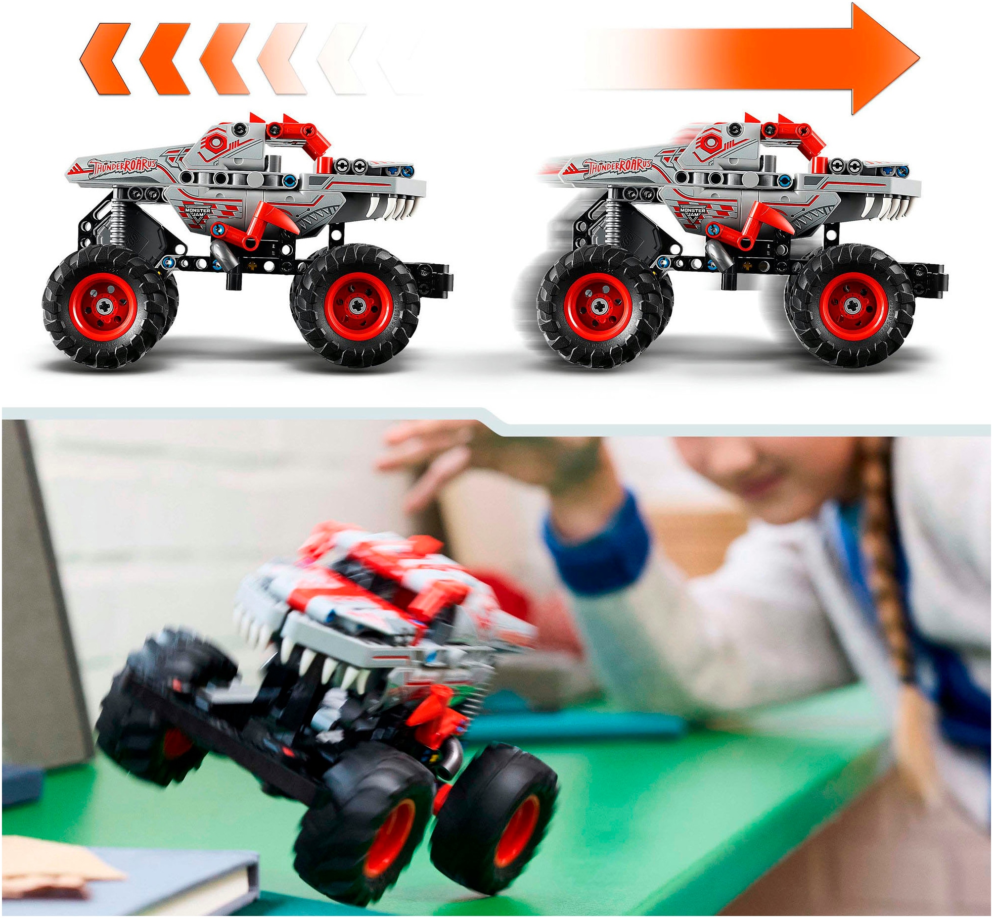 LEGO® Pions de construction »Monster Jam™ ThunderROARus™ (42200), LEGO Technic« Made in Europe
