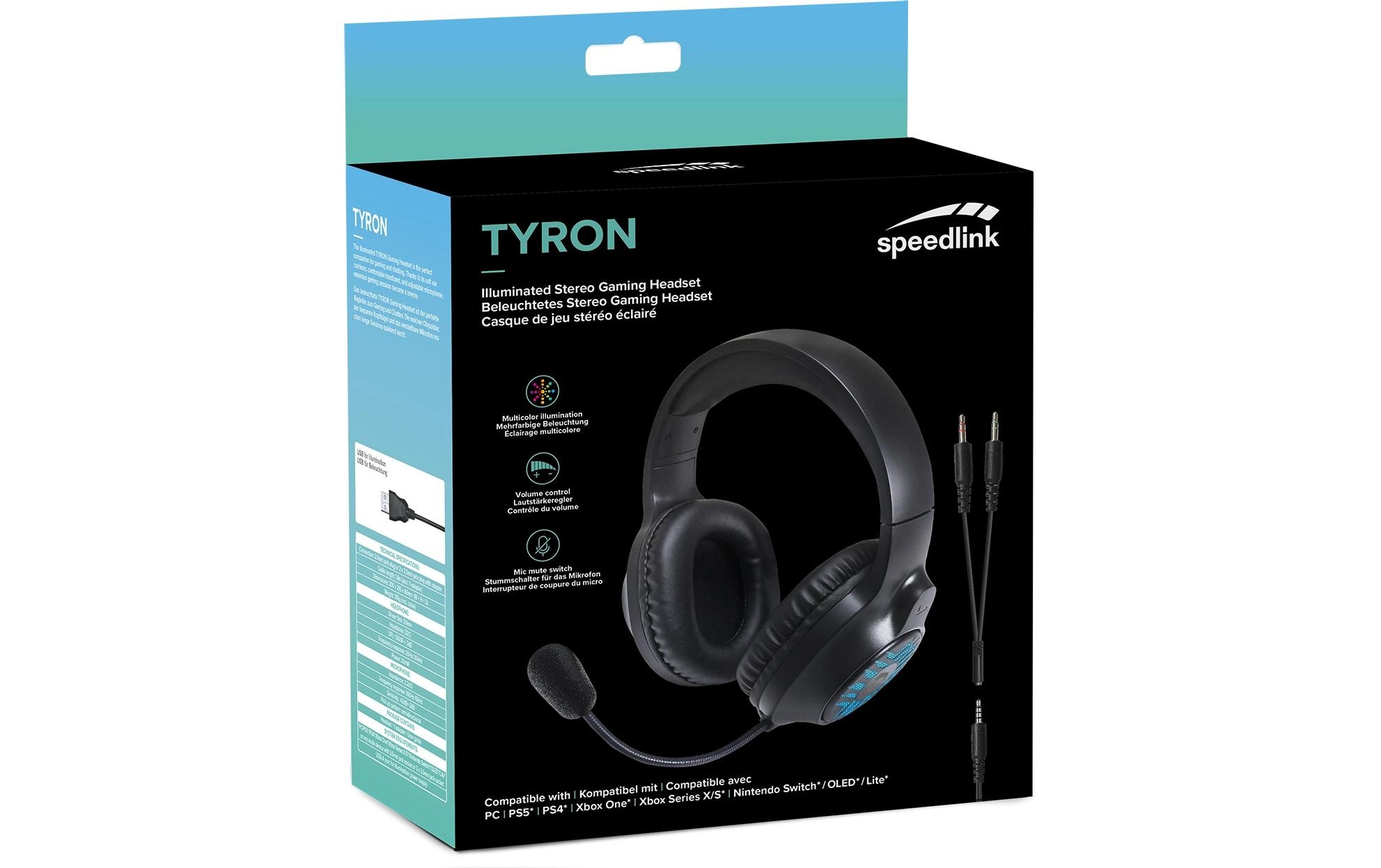 Speedlink Casque de jeu »Tyron RGB«