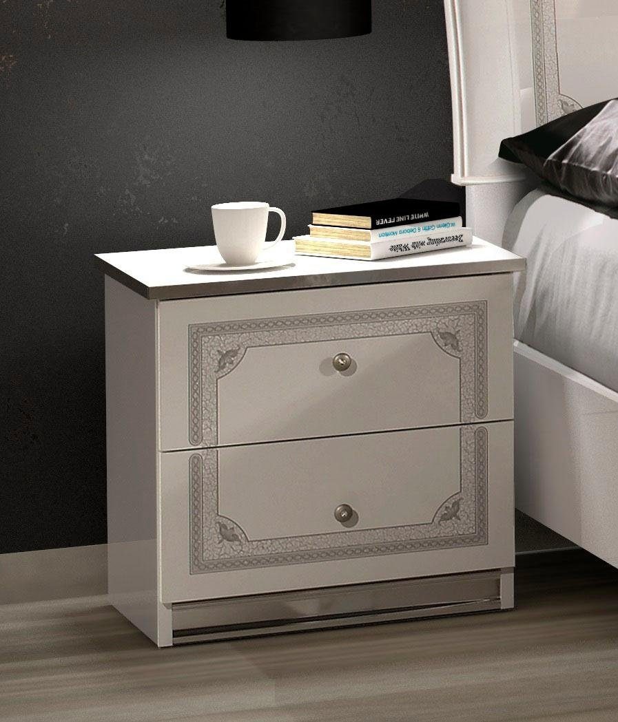 Image of Home affaire Kommode "Greta, aus FSC-zertifiziertem Holzwerkstoff mit Dekor im Klassikstil" Masse (B/T/H): 50/38,5/49 cm, mit 2 Schubladen, soft-close-Funktion, Made in Italy
