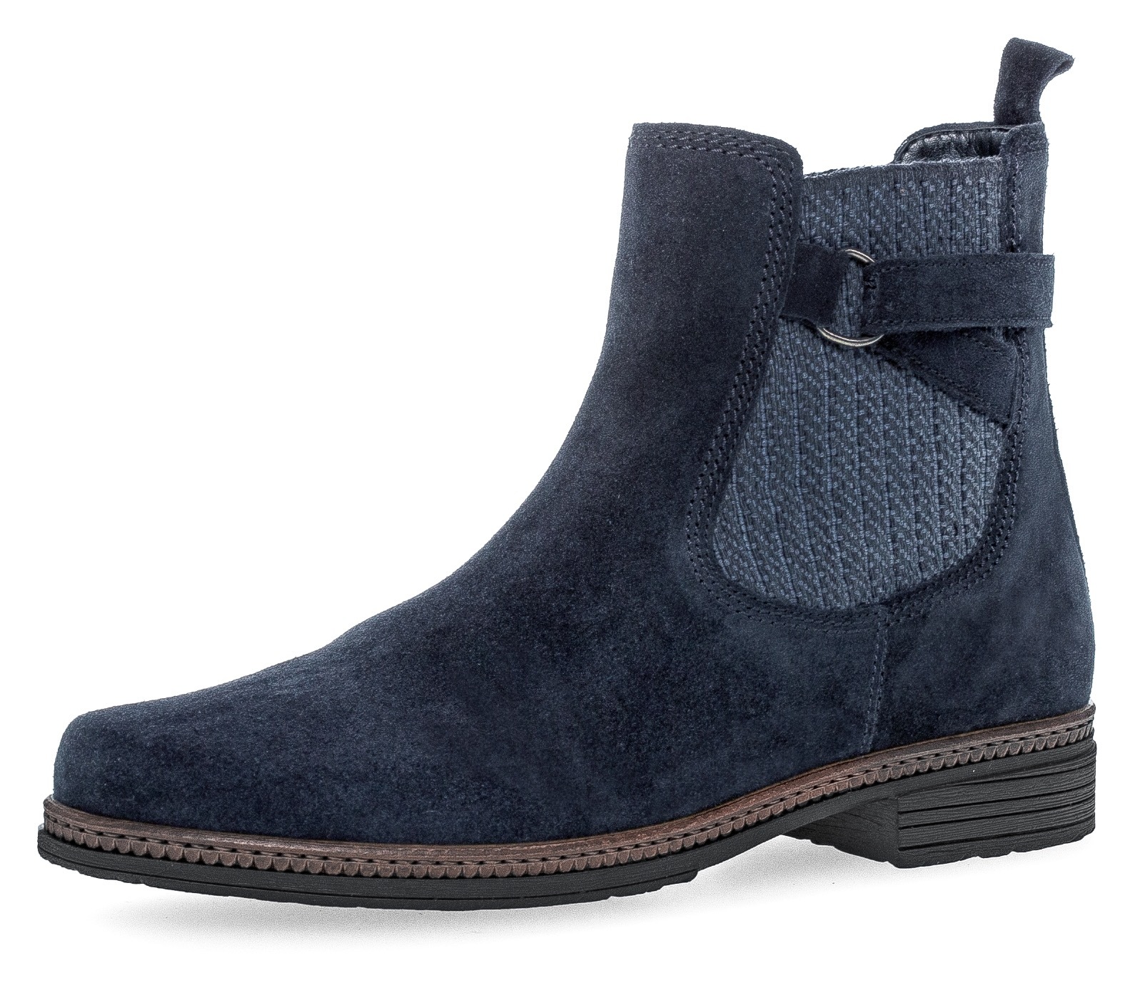 Image of Gabor Chelseaboots, Blockabsatz, Stiefelette, Businesschuh mit Zierriegel