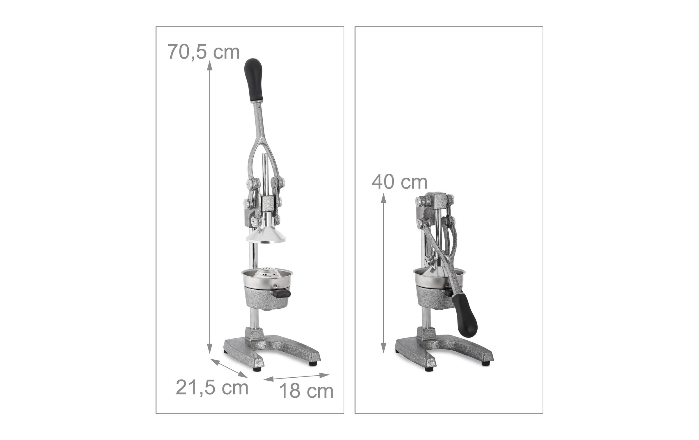 relaxdays Presse-fruits compatible lave-vaisselle