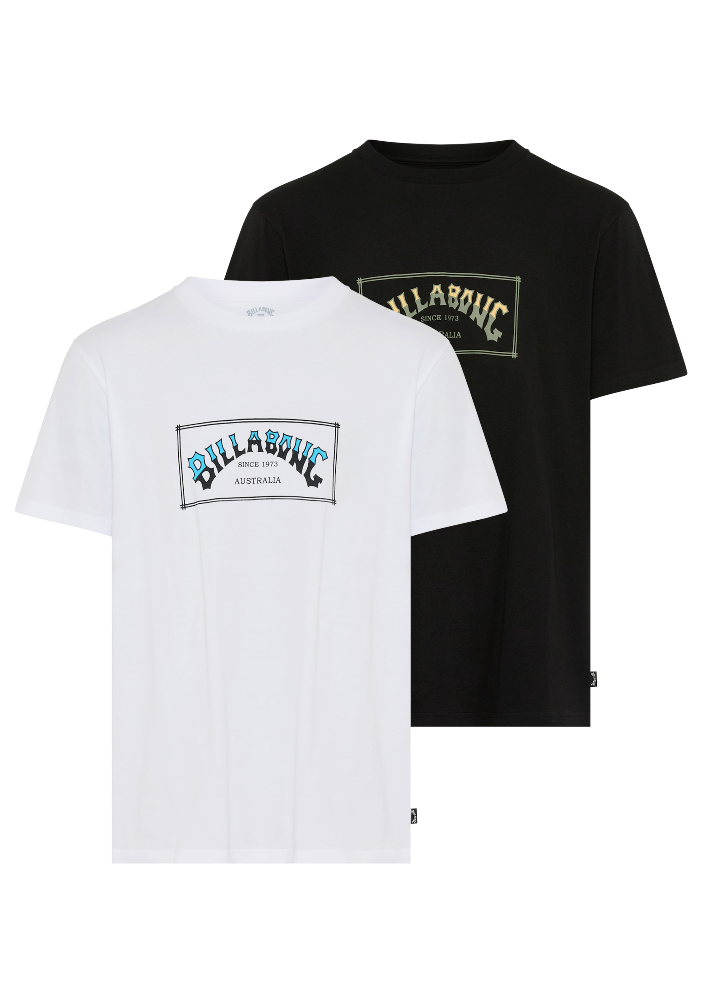 Image of Billabong T-Shirt "SHORT SLEEVETEEPACKYM (AST)" 2 tlg. Kurzarm-Design, 2-Stk.-Set, aus Baumwolle