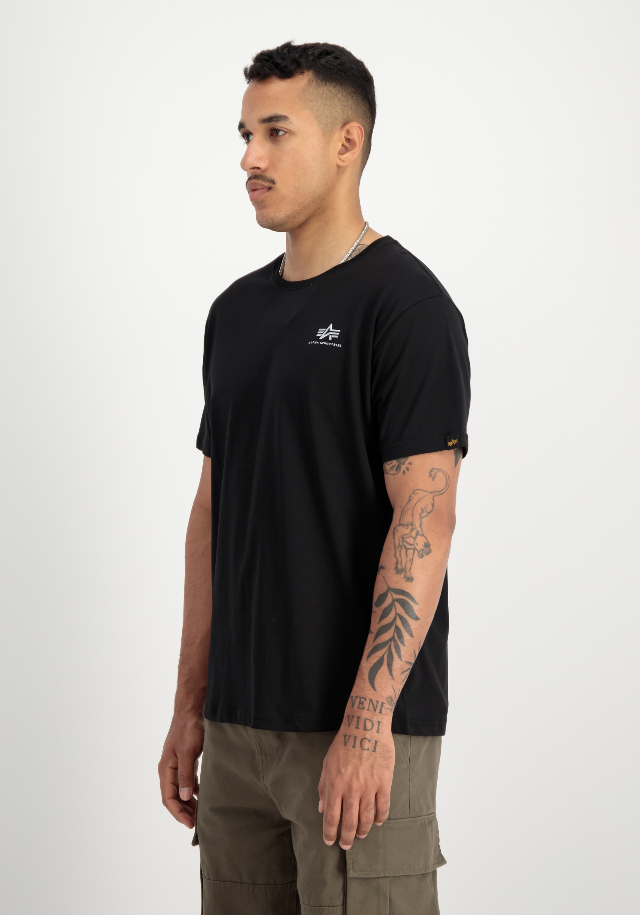 Image of Alpha Industries T-Shirt "Basic T-Shirt SL TPU"