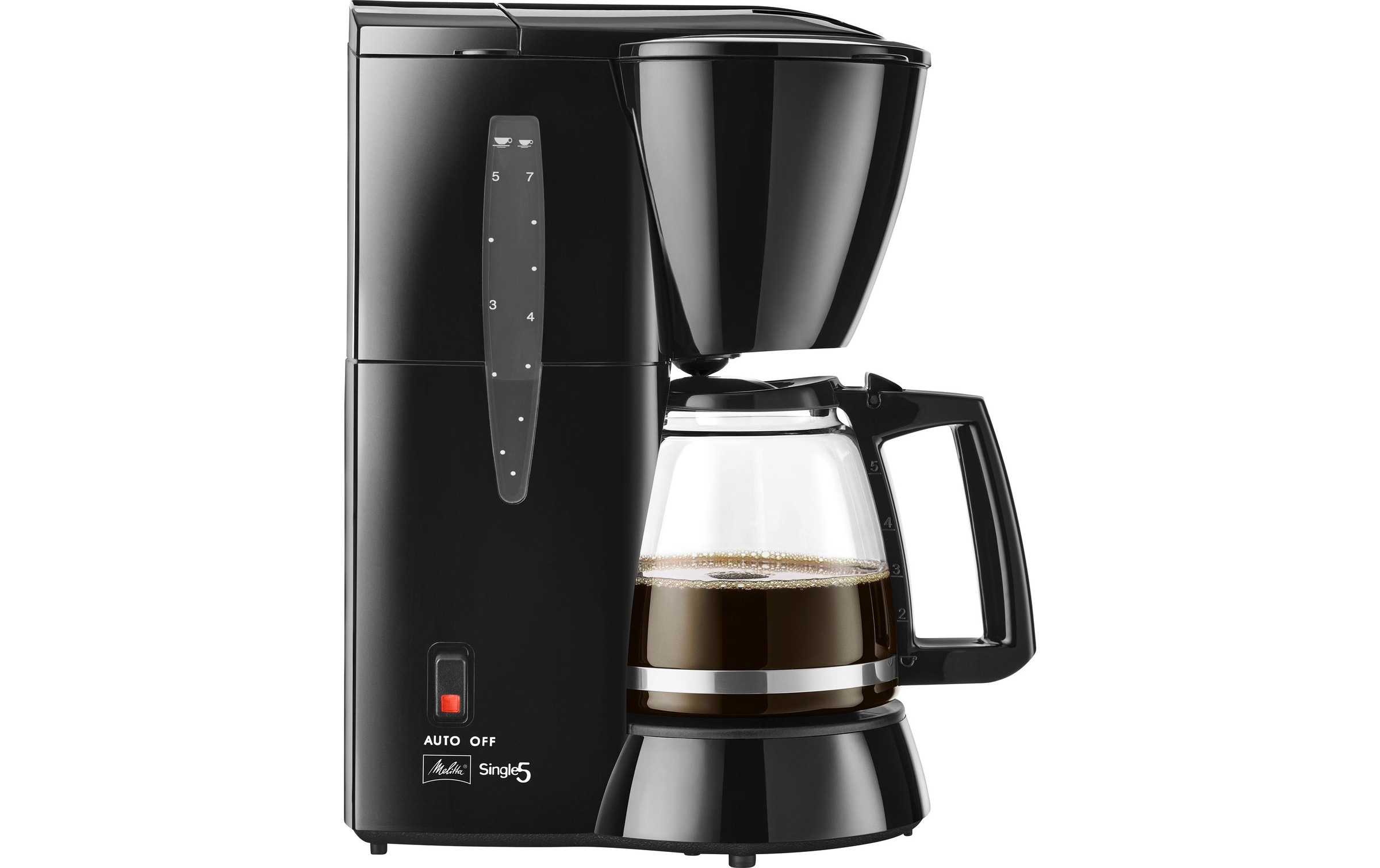 Image of Melitta Filterkaffeemaschine "Single 5" 1x2 Kompakte Kaffeemaschine mit Aromaventil und Tropfstopp