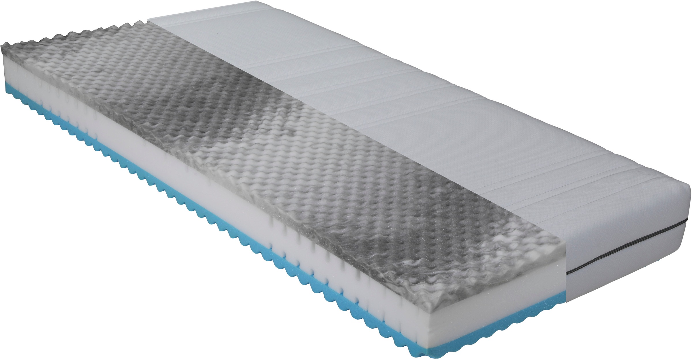 Image of Beco Komfortschaummatratze "Physio Cel, Matratze 90x200, 140x200 cm und weitere Grössen" 22 cm hoch 1 Stk. tlg. Flexible Wendematratze, 7 Zonen, H2+H3 oder H3+H4, atmungsaktiv