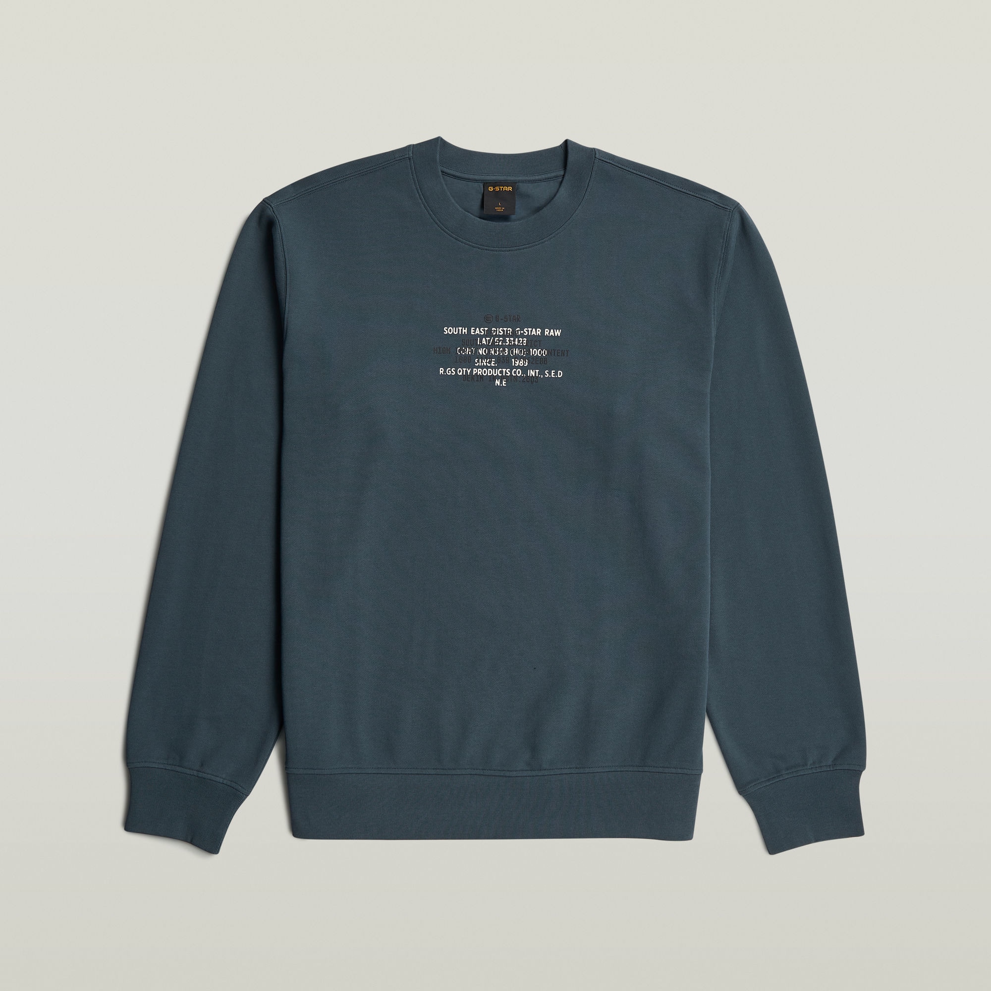 G-STAR Sweatshirt »Multi Text r sw«, mit Frontprint, Baumwolle
